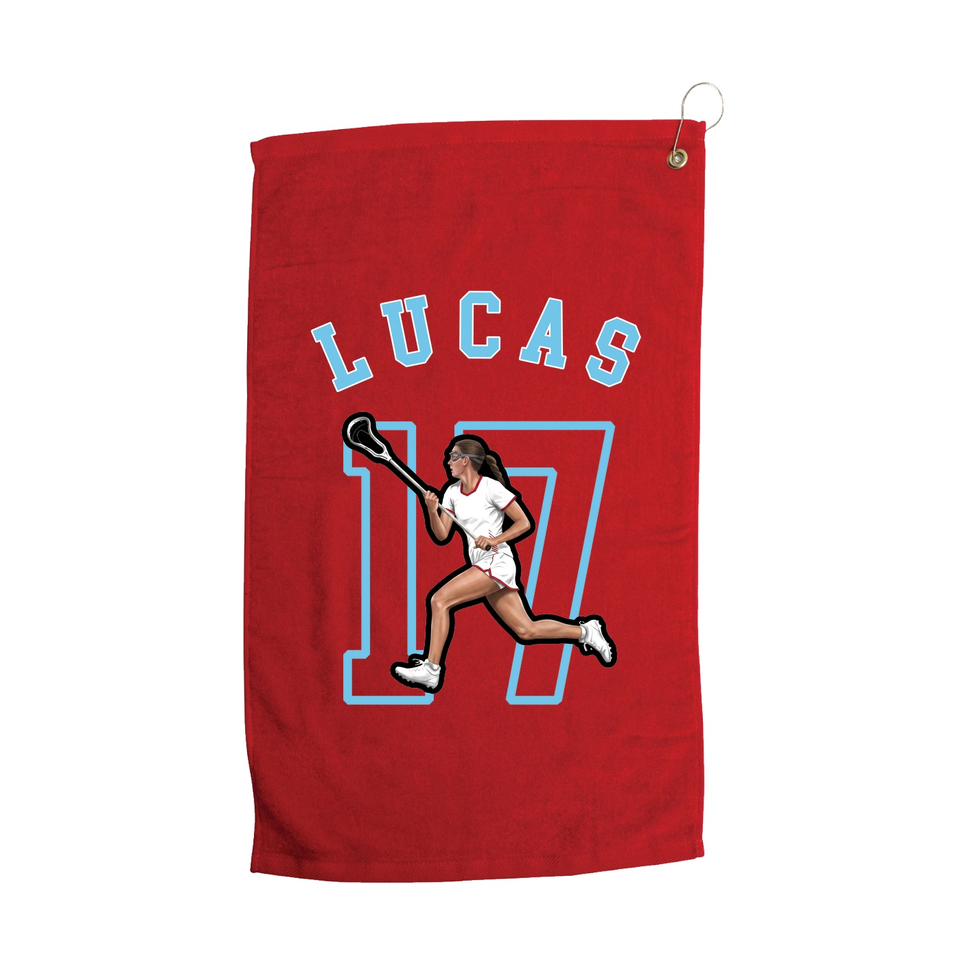Golf Towel — Shirsey Arch in Red