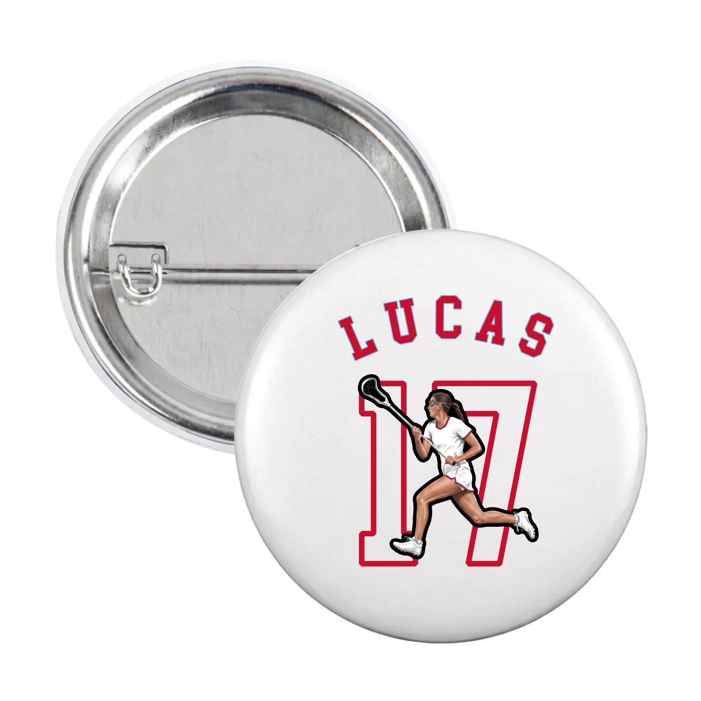 Game Day Button — Shirsey Arch in White