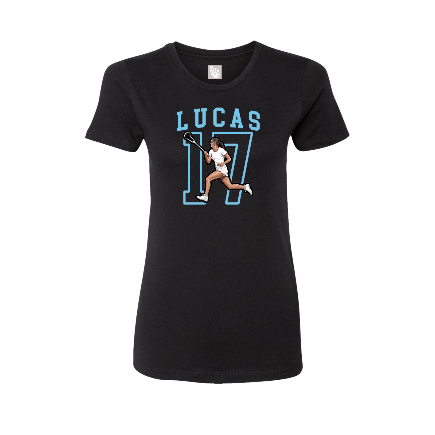 Fitted Women's Tee — Shirsey in Black