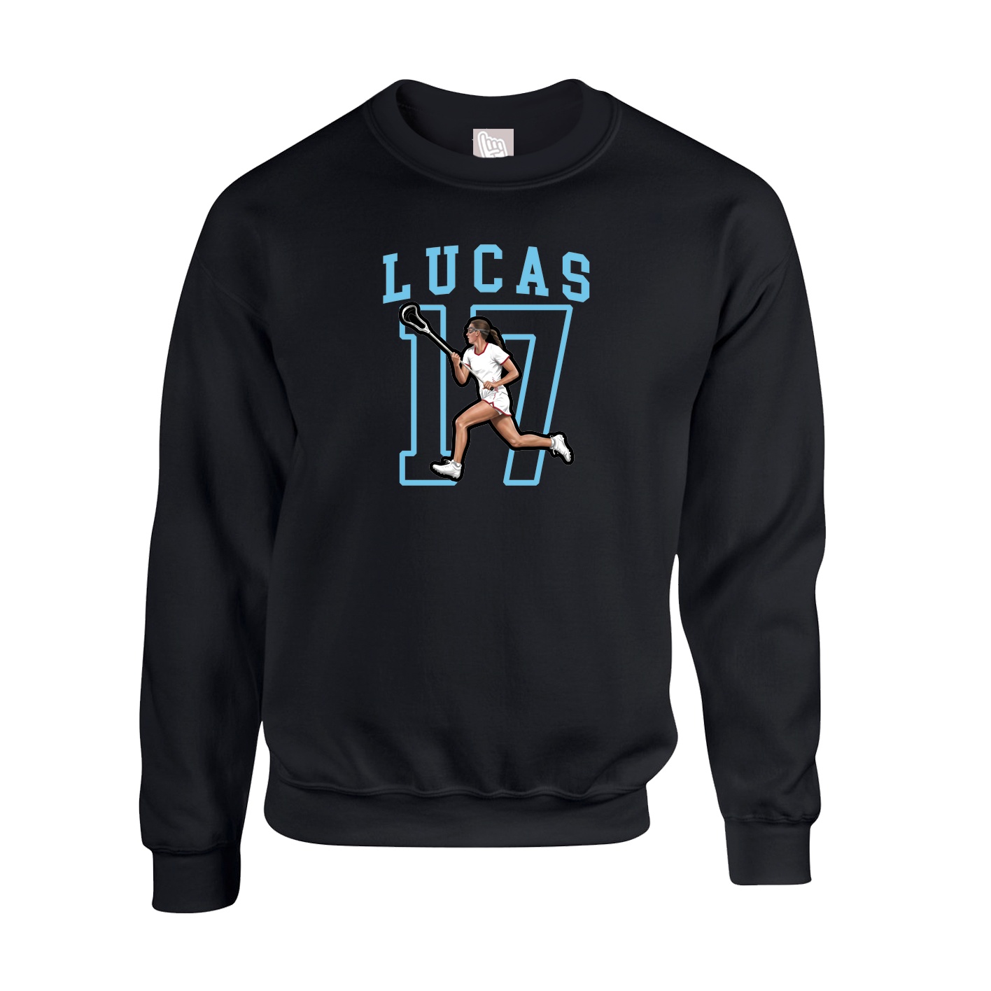 Fleece Crew — Shirsey in Black