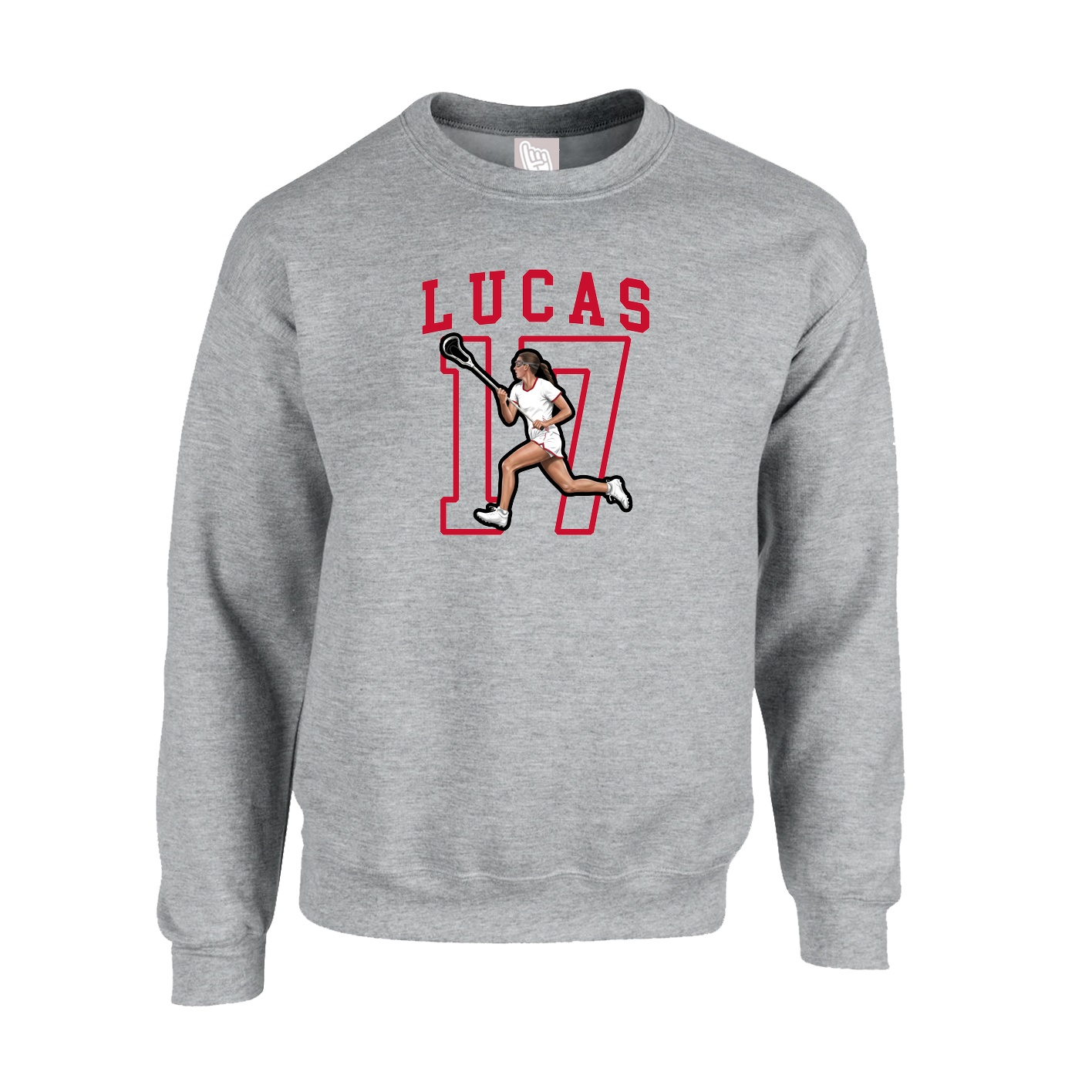 Fleece Crew — Shirsey in Grey