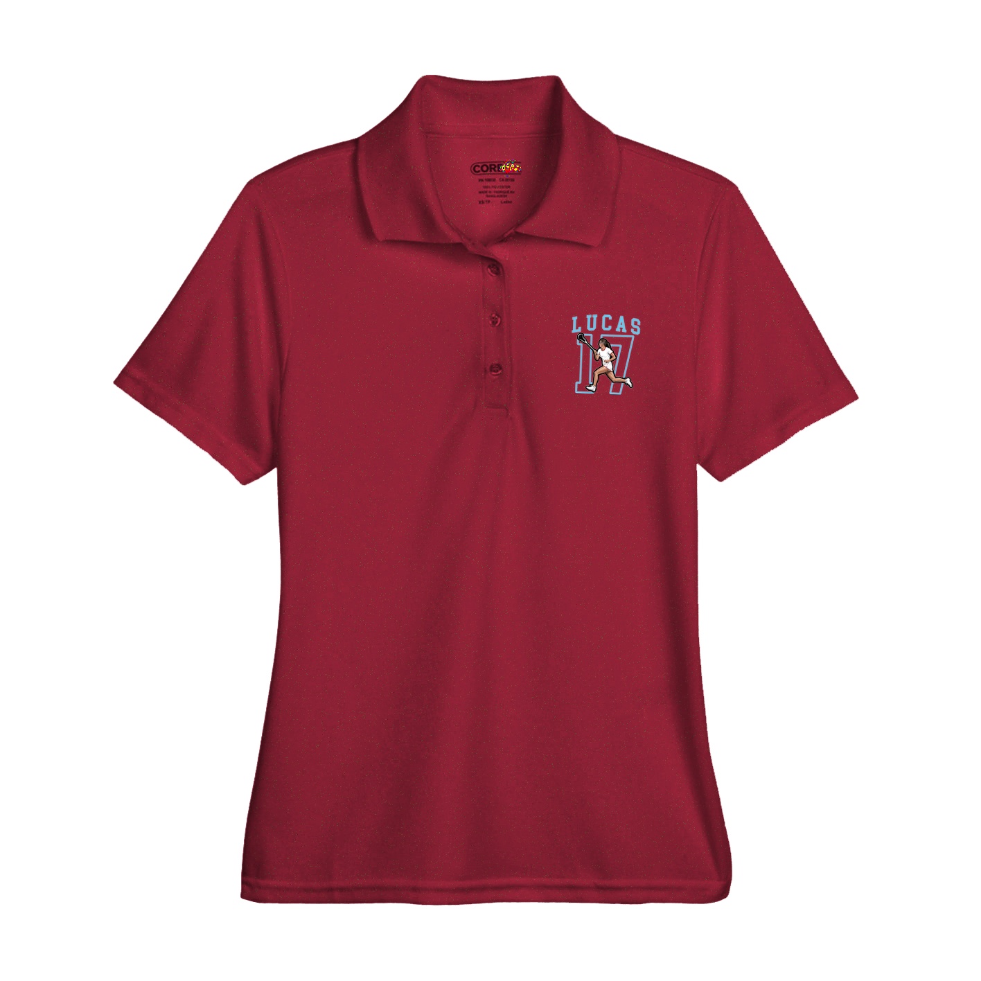 Womens Performance Polo — Shirsey in Red