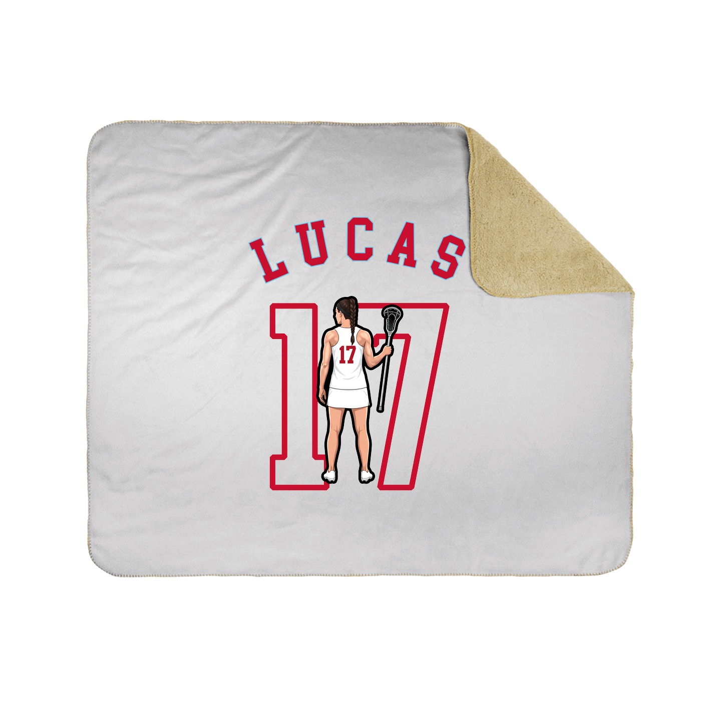 Throw Blanket — Shirsey Arch in White
