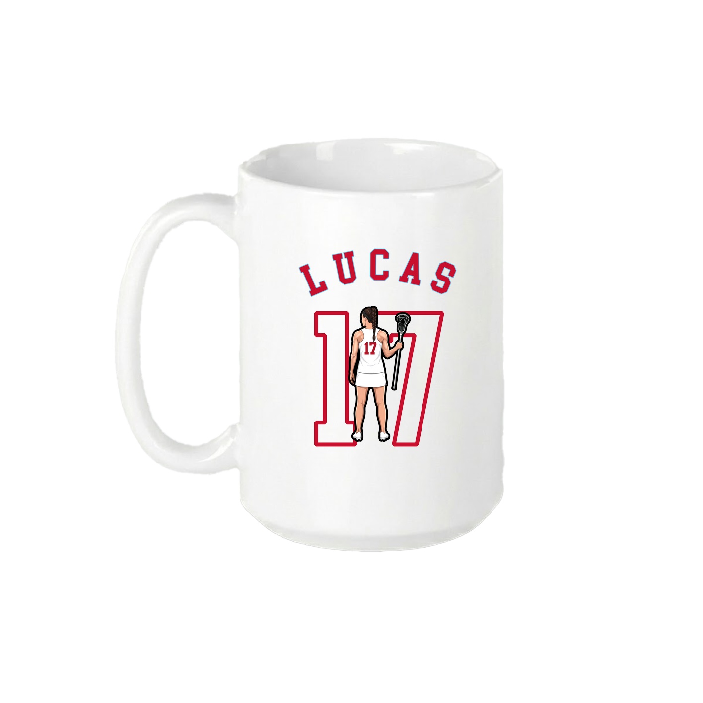 15oz Coffee Mug — Shirsey Arch in White