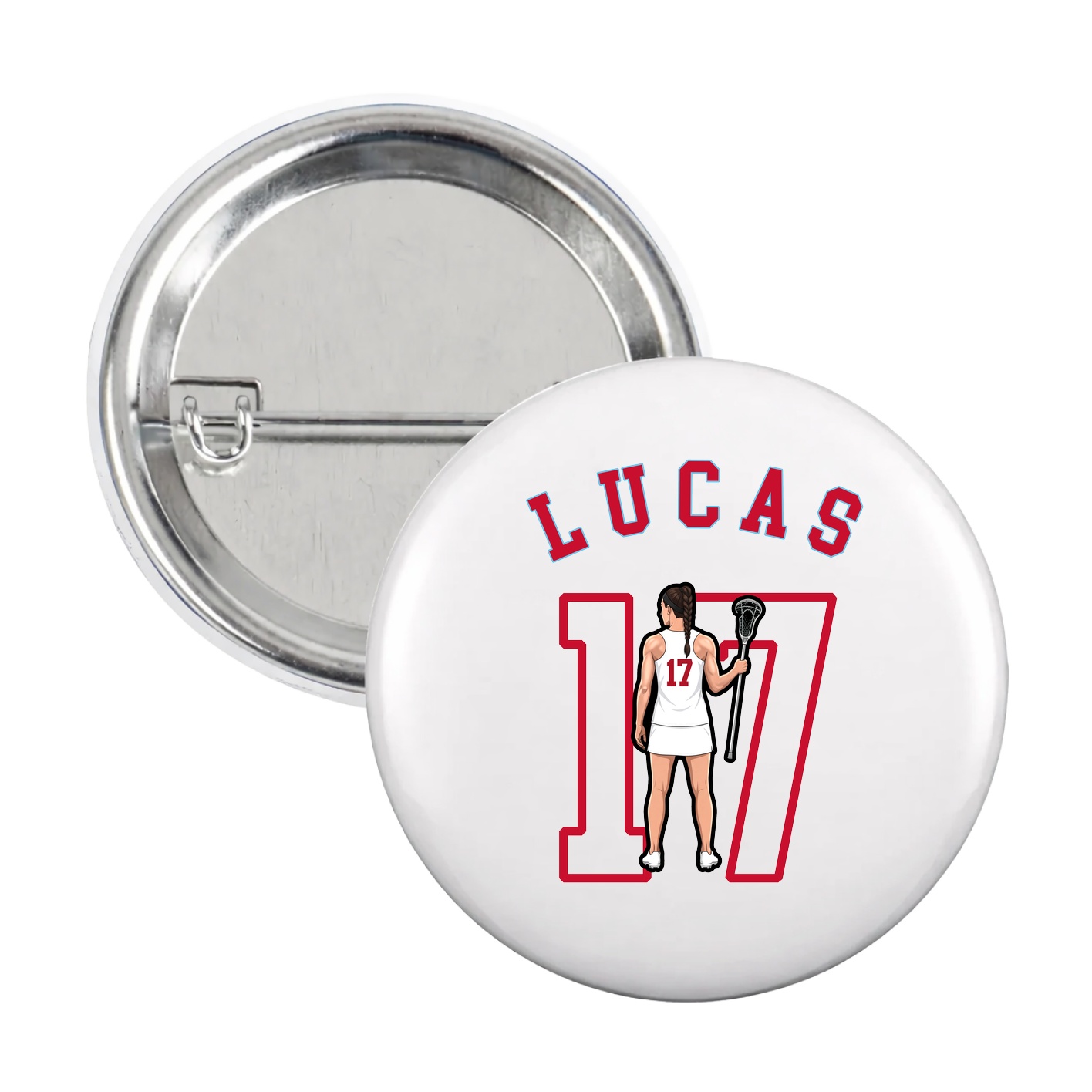 Game Day Button — Shirsey Arch in White