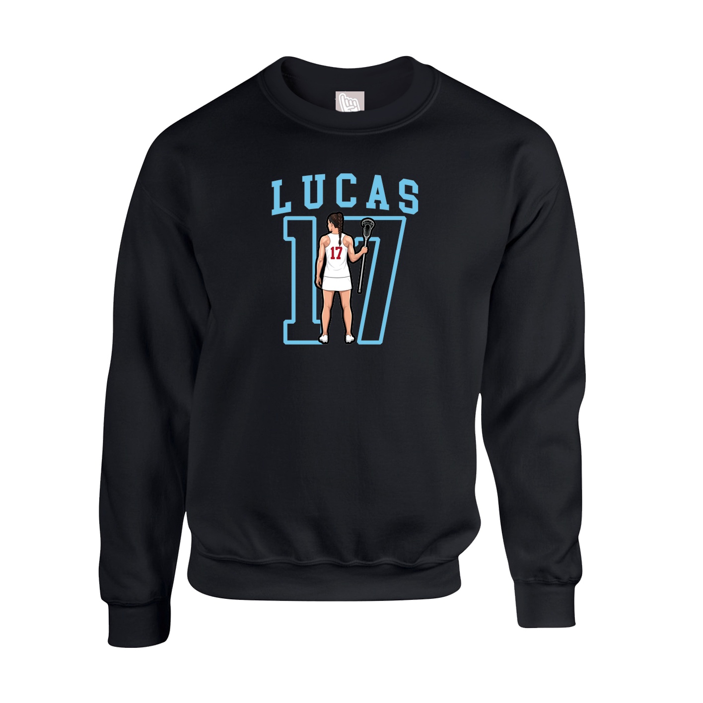 Fleece Crew — Shirsey in Black