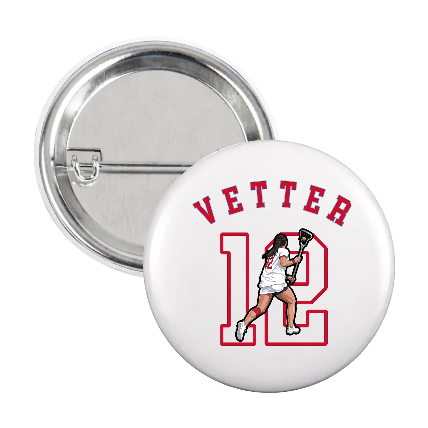 Game Day Button — Shirsey Arch in White