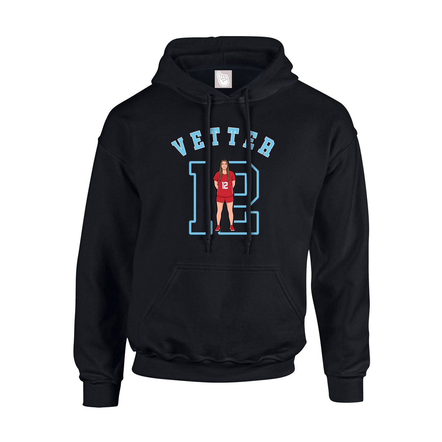 Youth Hoodie — Shirsey Arch in Black