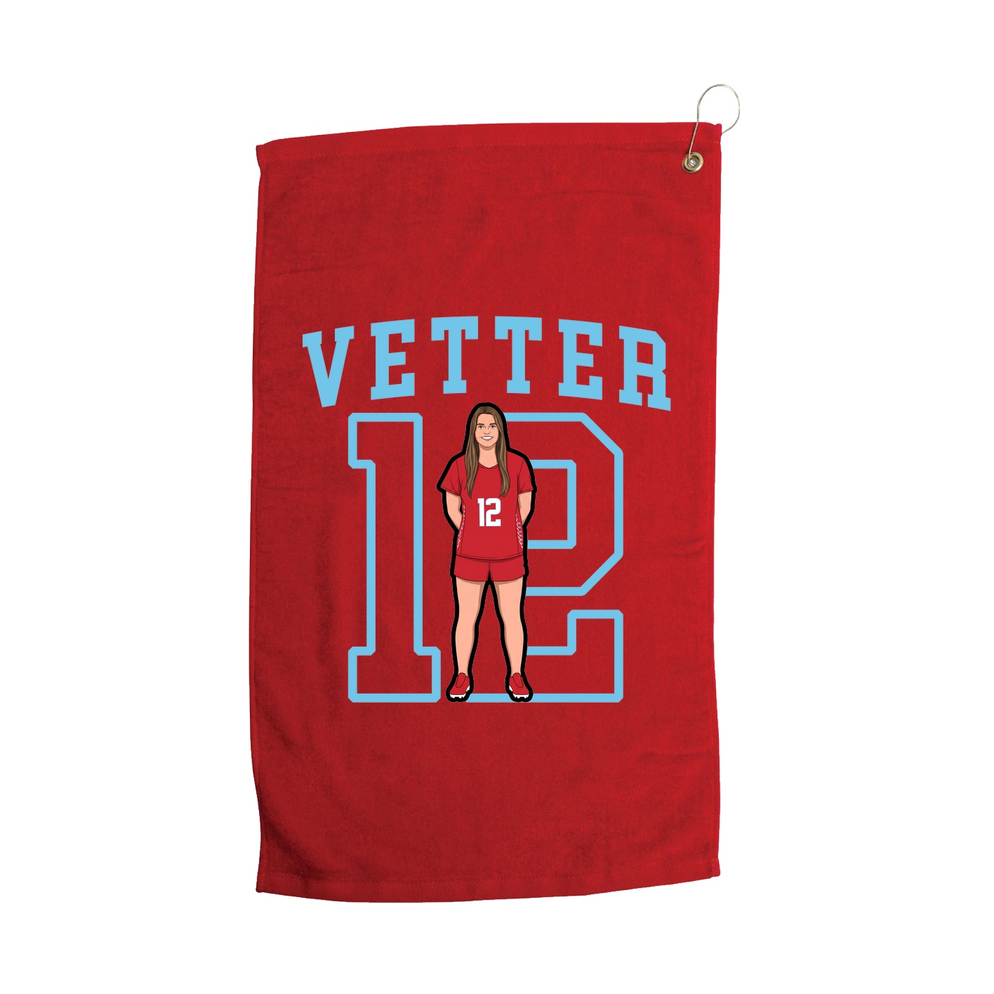 Golf Towel — Shirsey in Red