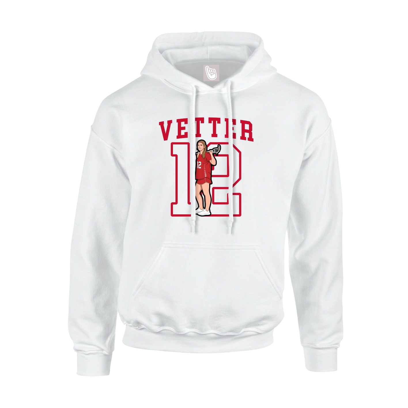 Hoodie — Shirsey in White