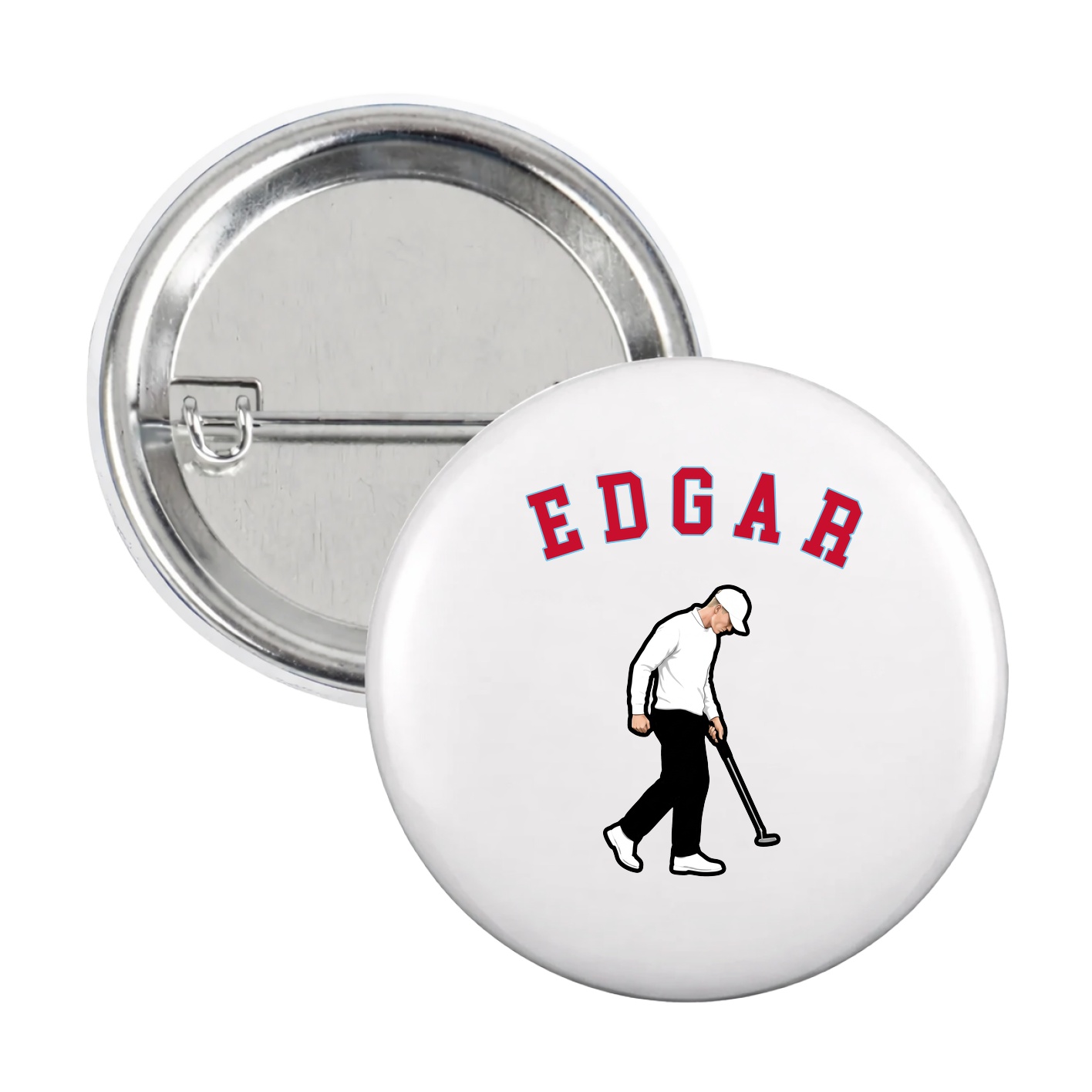 Game Day Button — Shirsey Arch in White