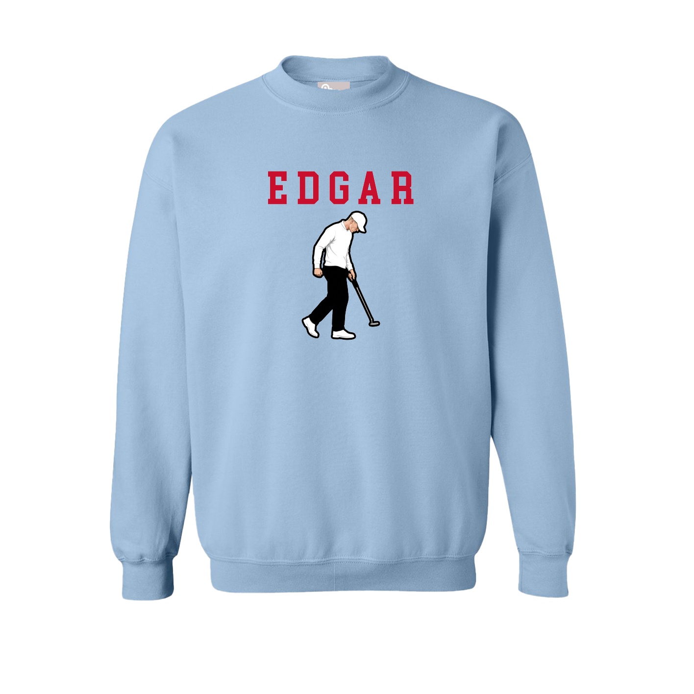 Fleece Crew — Shirsey in Light Blue