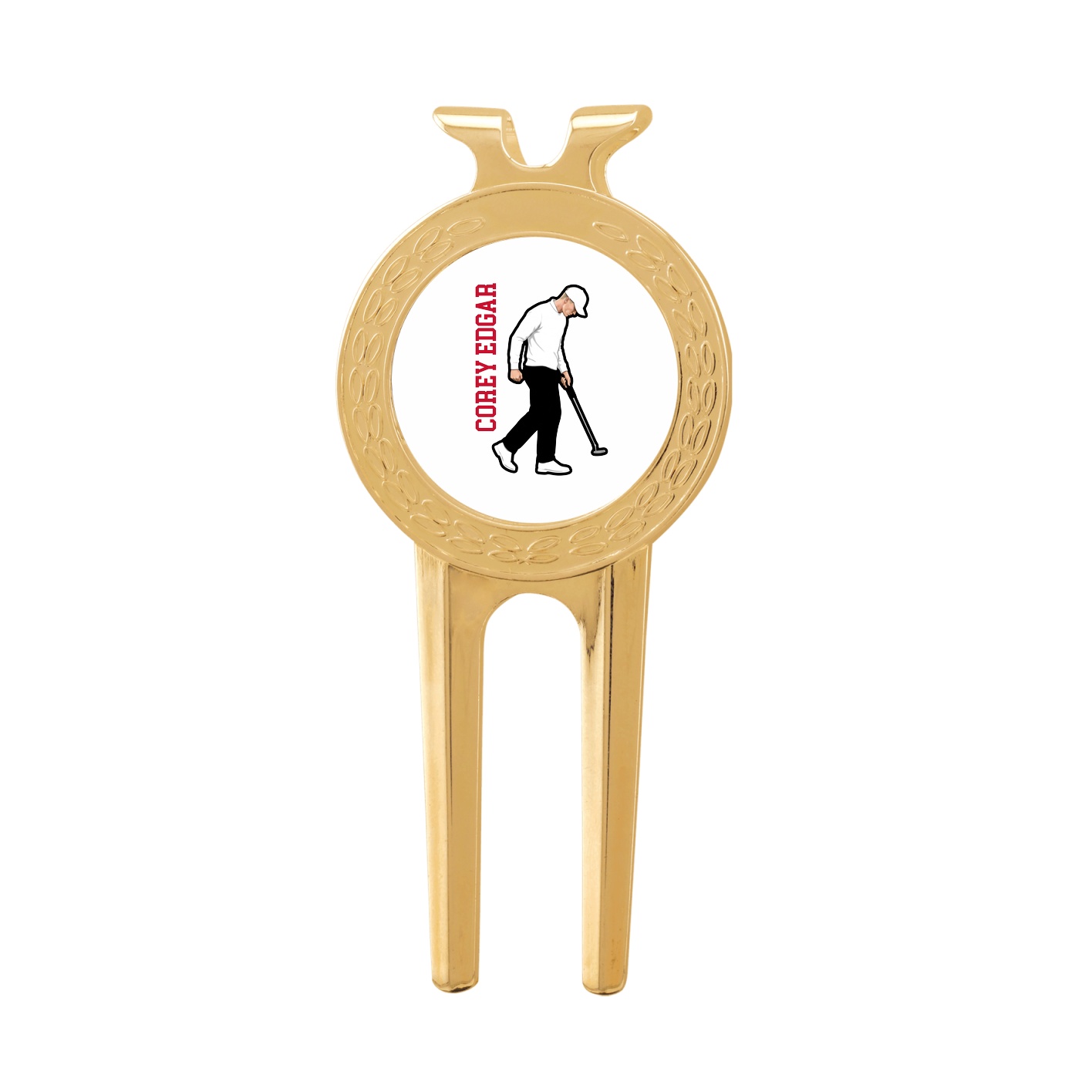 Divot Tool with Ball Marker — Name Vertical in Classic