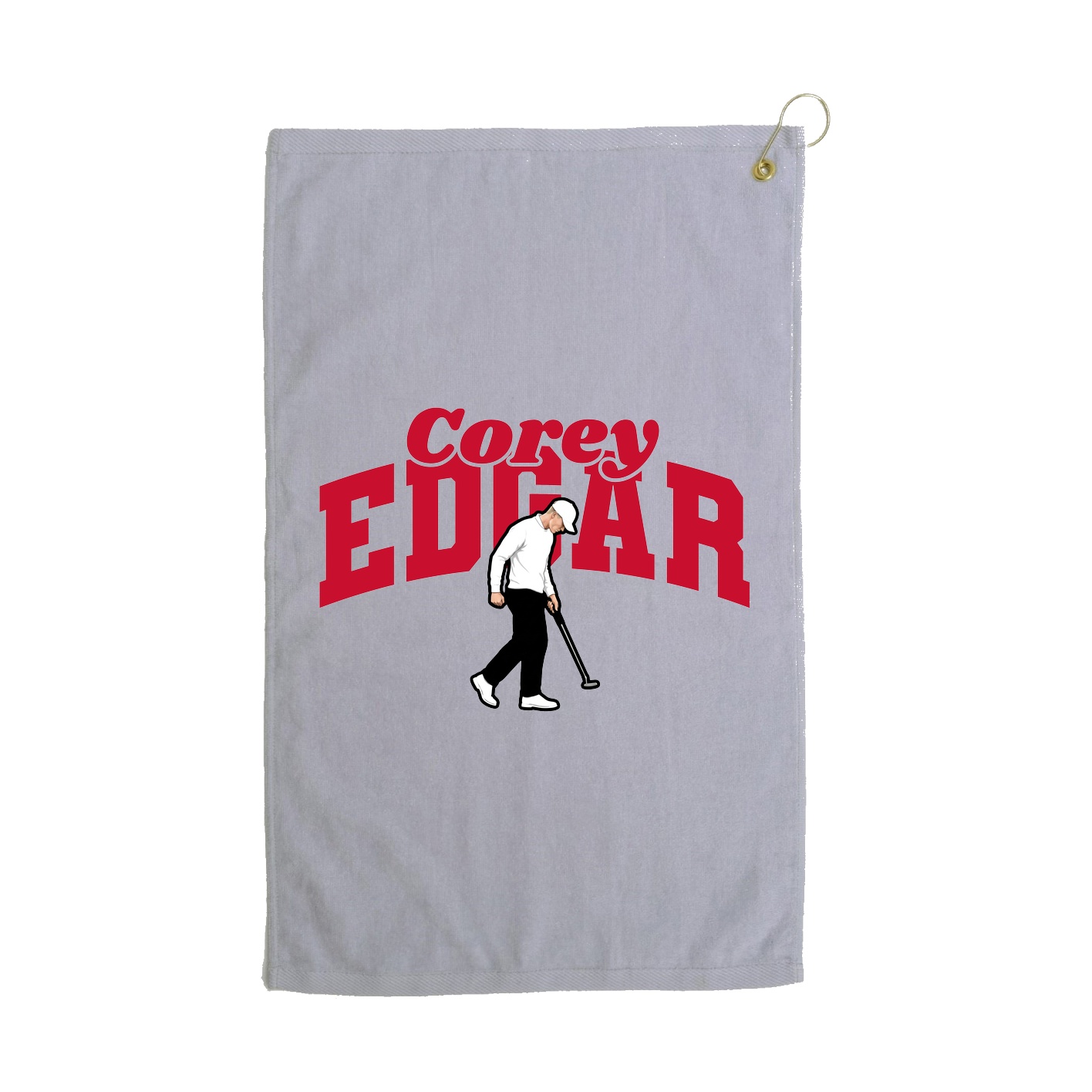 Golf Towel — Signature Arch in Grey
