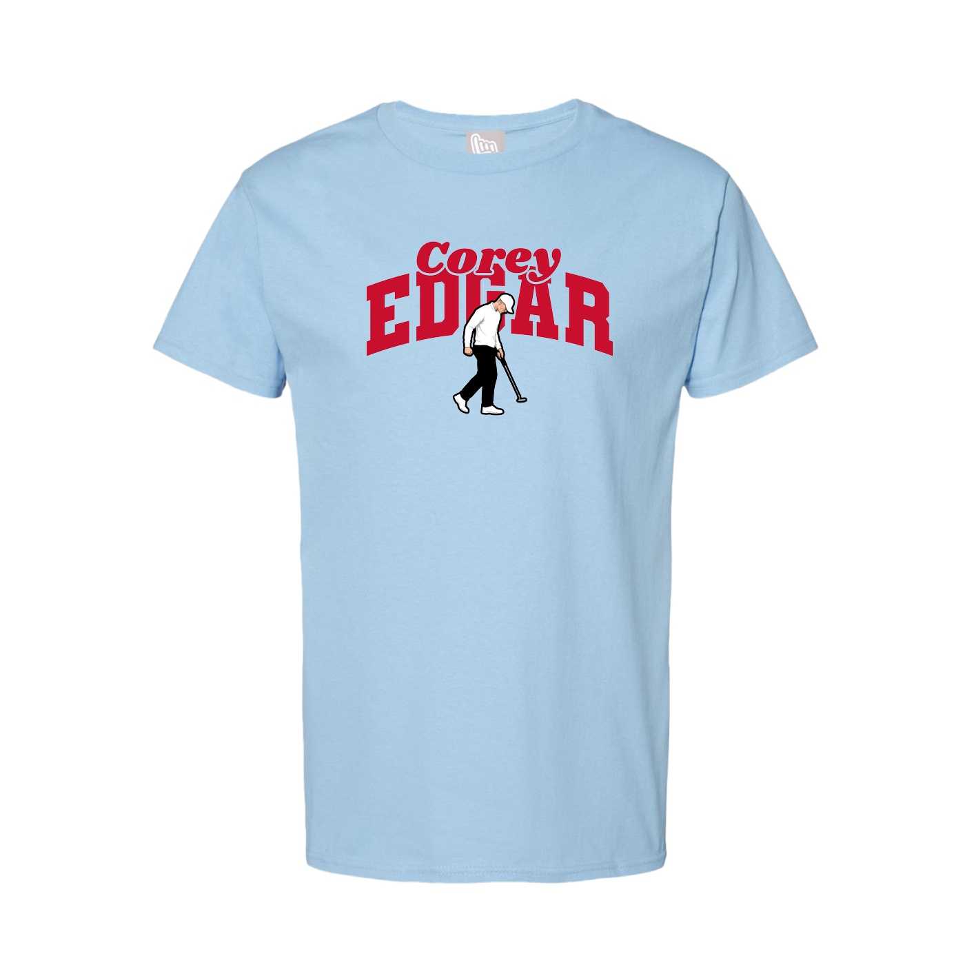 Youth Tee — Signature Arch in Light Blue