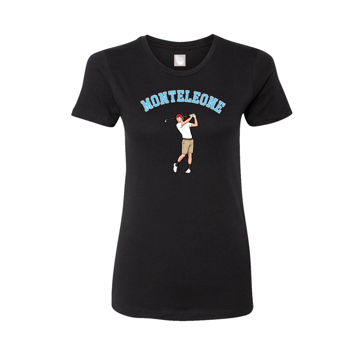 Fitted Women's Tee — Shirsey Arch in Black