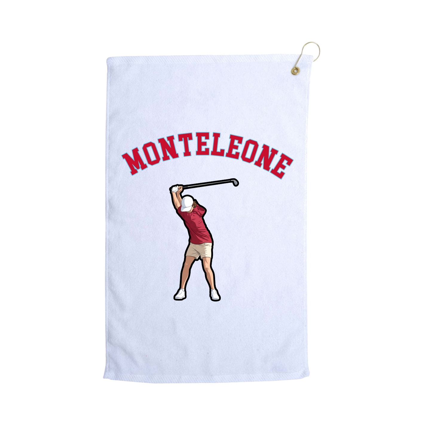 Golf Towel — Shirsey Arch in White