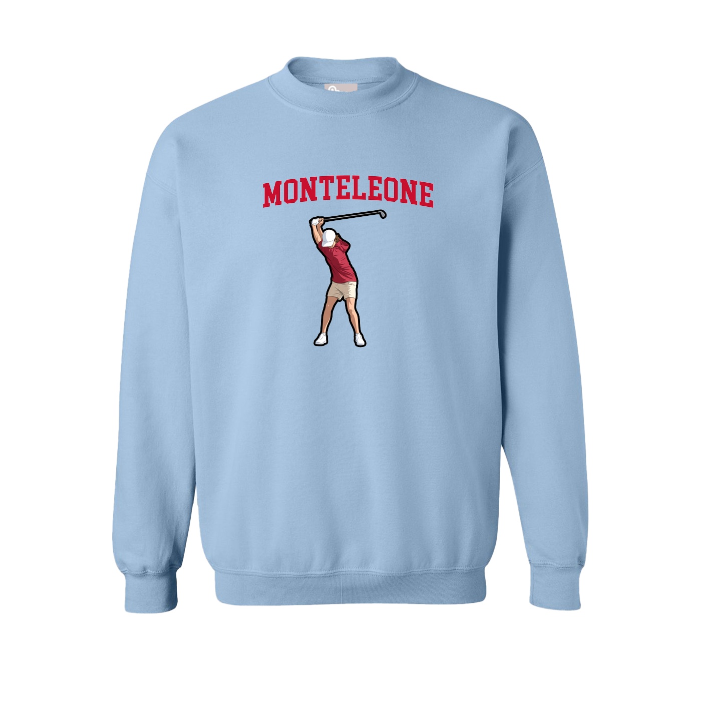 Fleece Crew — Shirsey in Light Blue