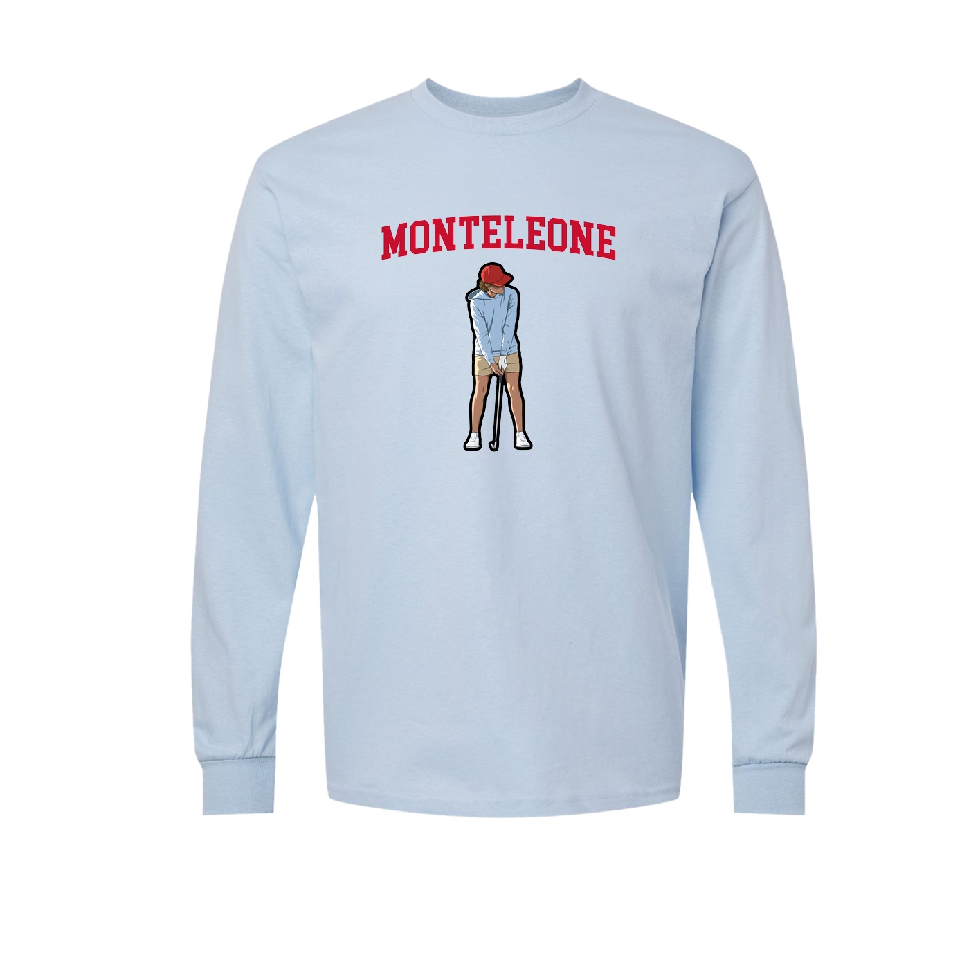 Long Sleeve Tee — Shirsey in Light Blue