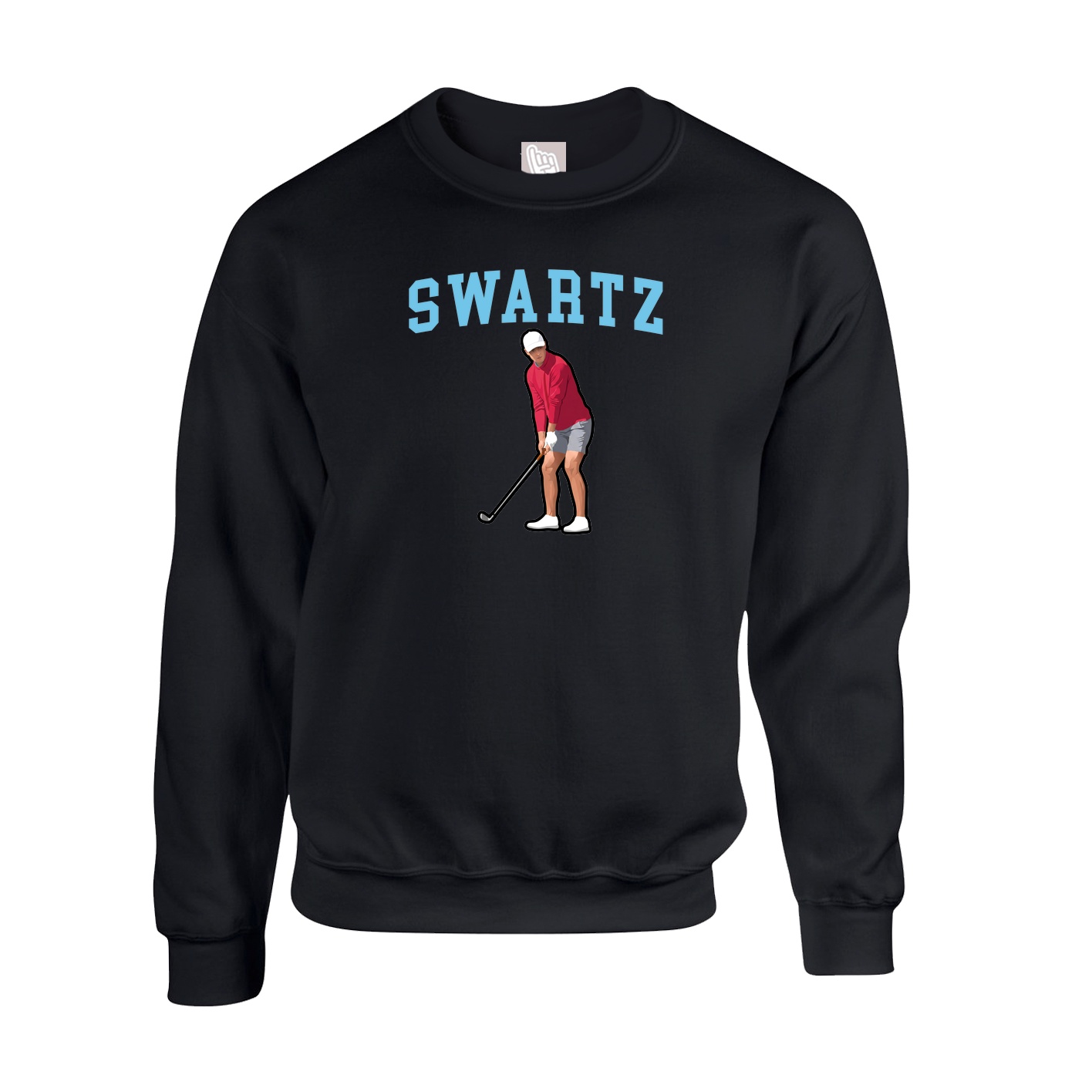 Fleece Crew — Shirsey in Black
