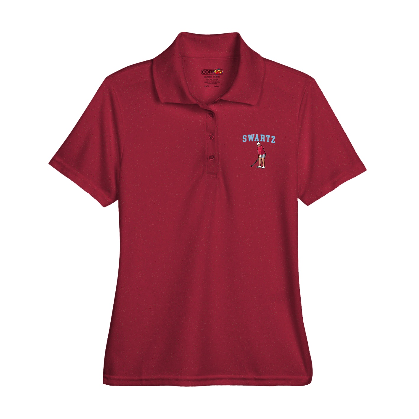 Womens Performance Polo — Shirsey in Red