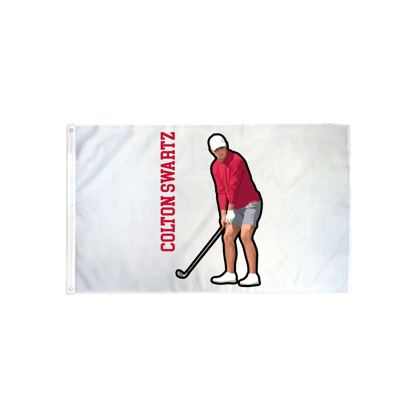 3x5 Flag — Name Vertical in Classic