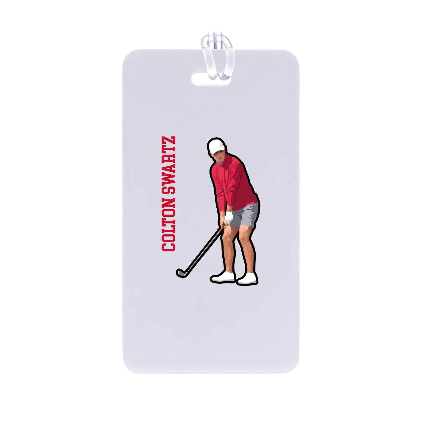 Bag Tag — Name Vertical in Classic