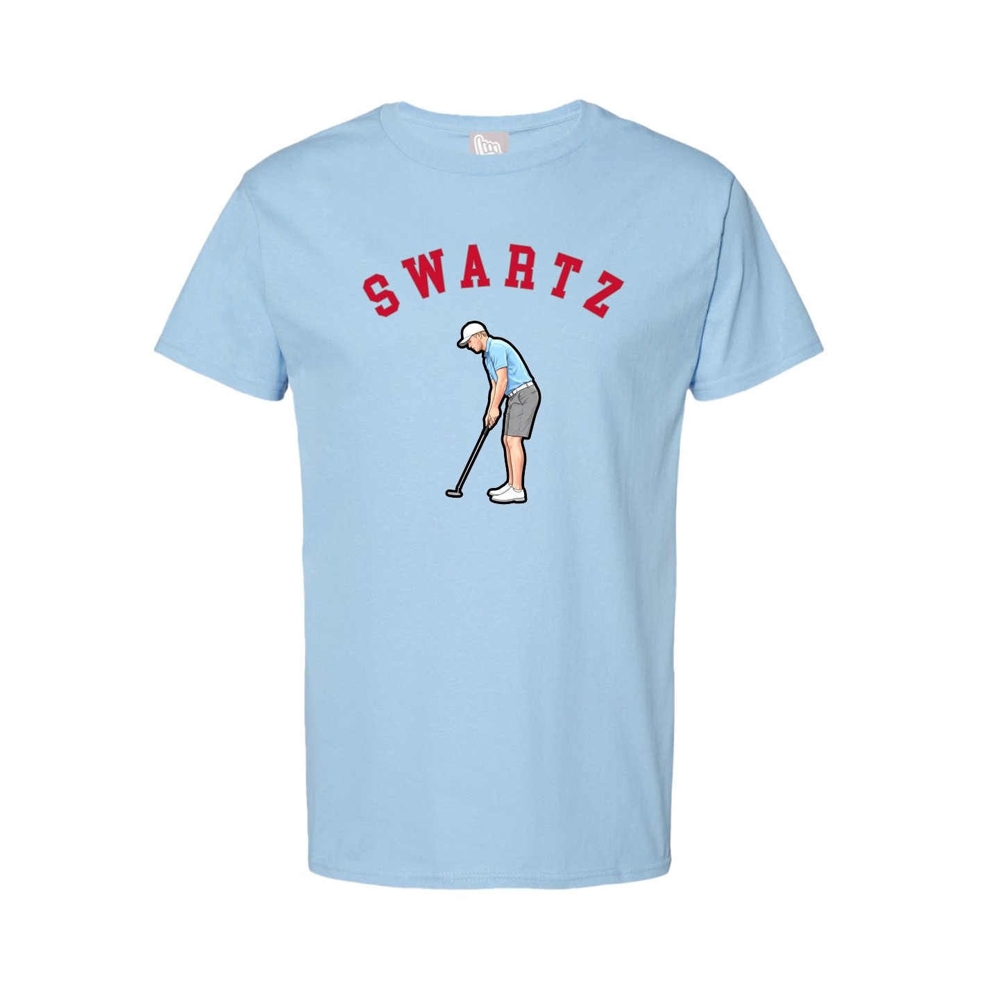Youth Tee — Shirsey Arch in Light Blue