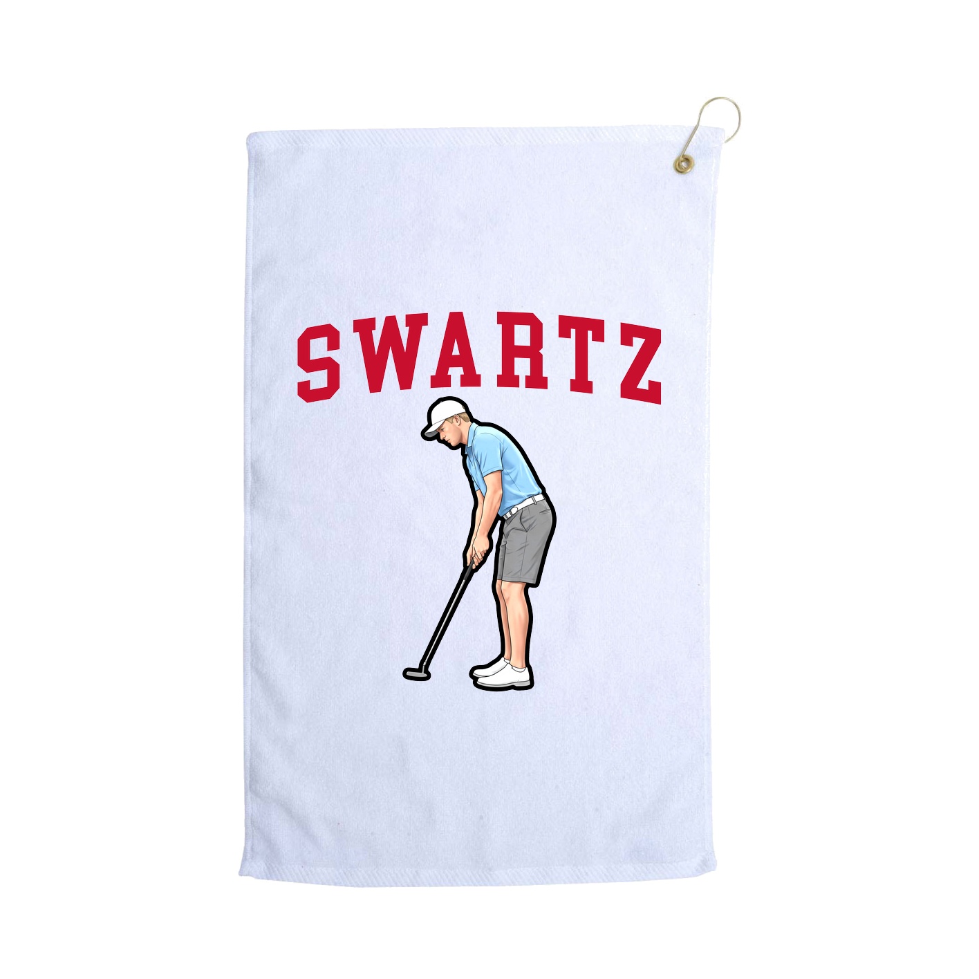 Golf Towel — Shirsey in White