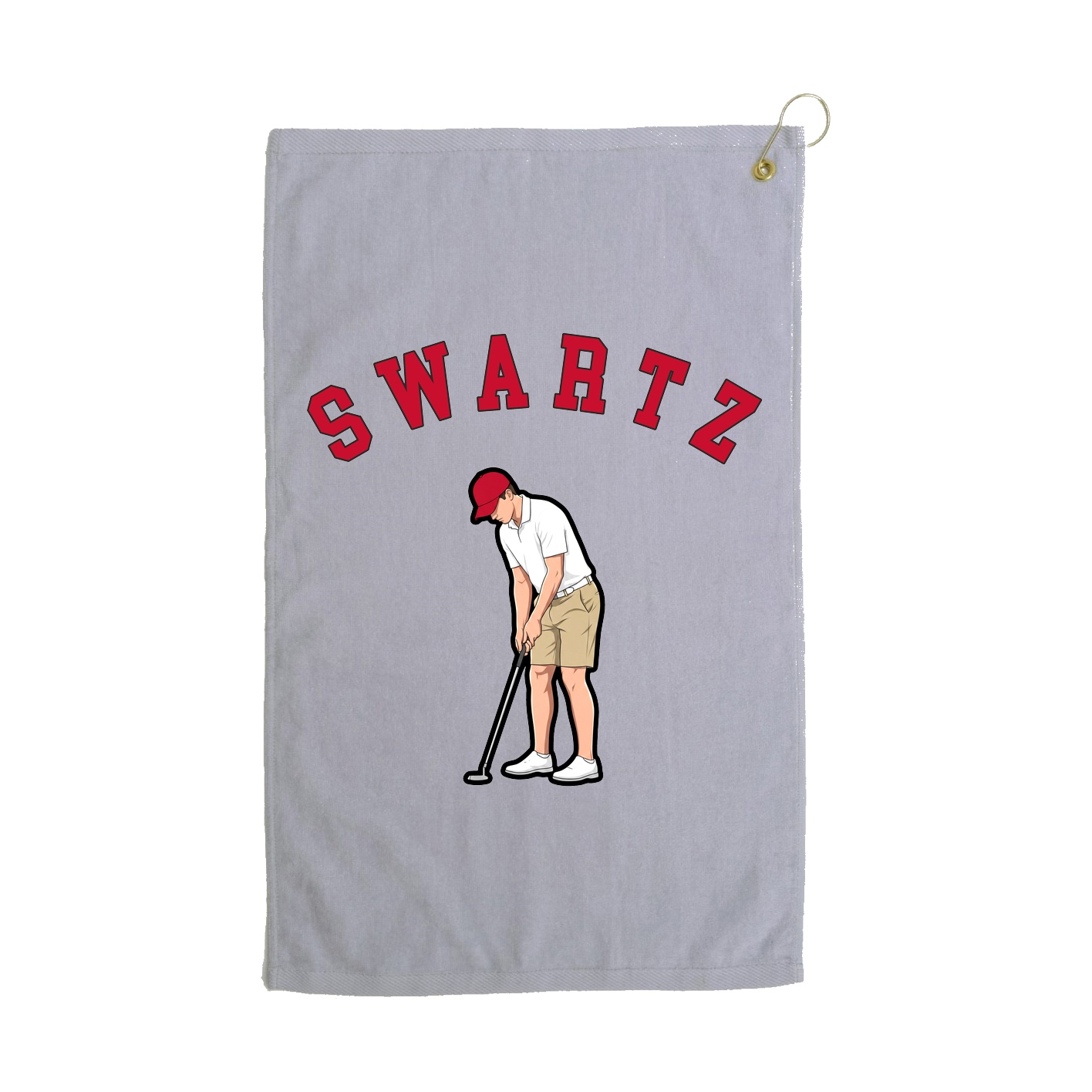 Golf Towel — Shirsey Arch in Grey