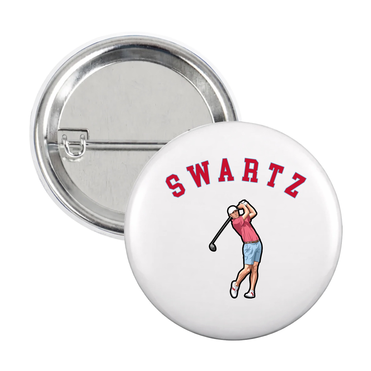 Game Day Button — Shirsey Arch in White