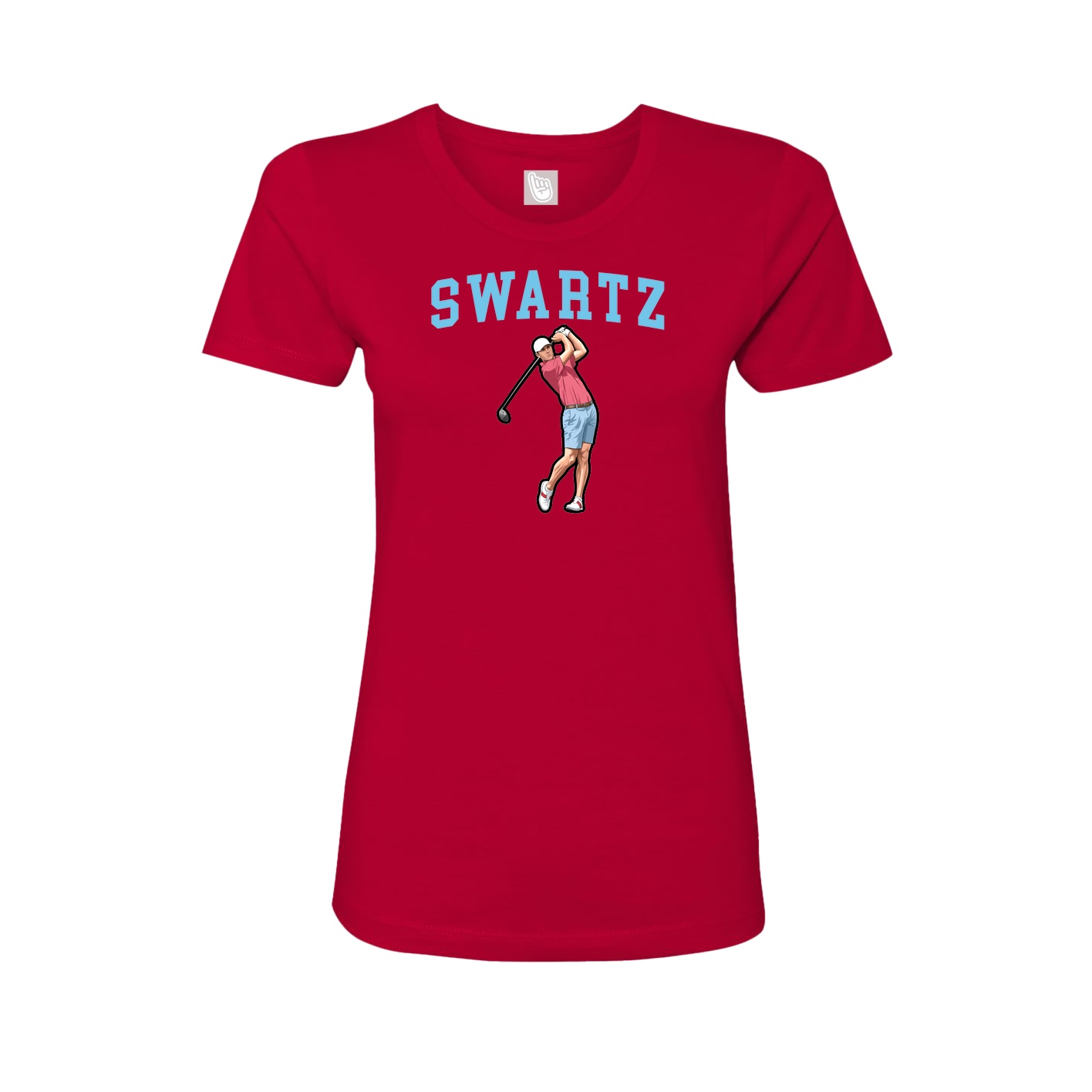 Fitted Women's Tee — Shirsey in Red