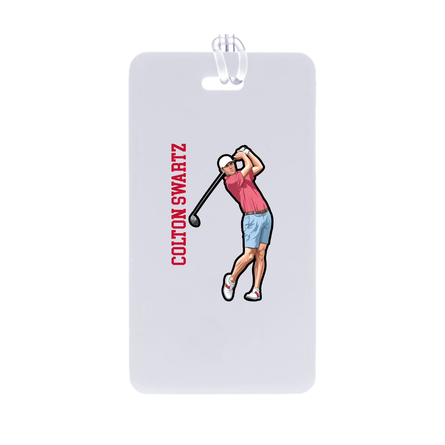 Bag Tag — Name Vertical in Classic