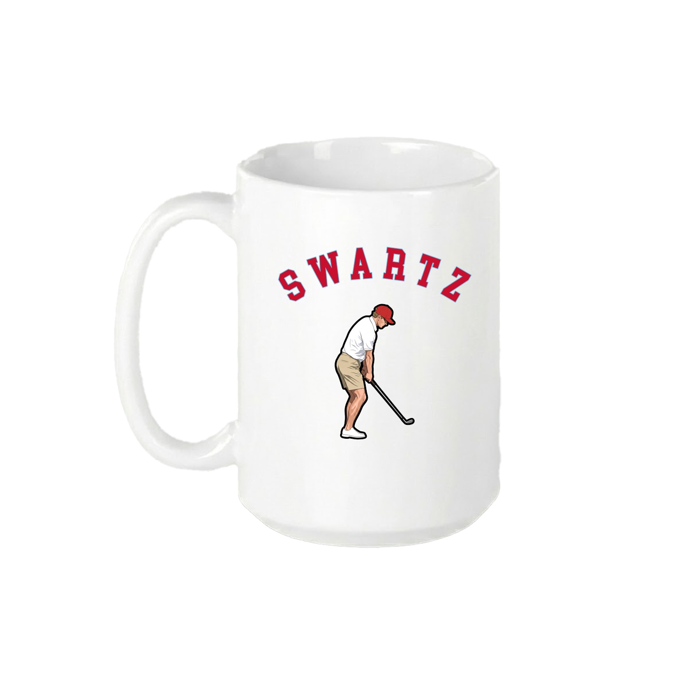 15oz Coffee Mug — Shirsey Arch in White