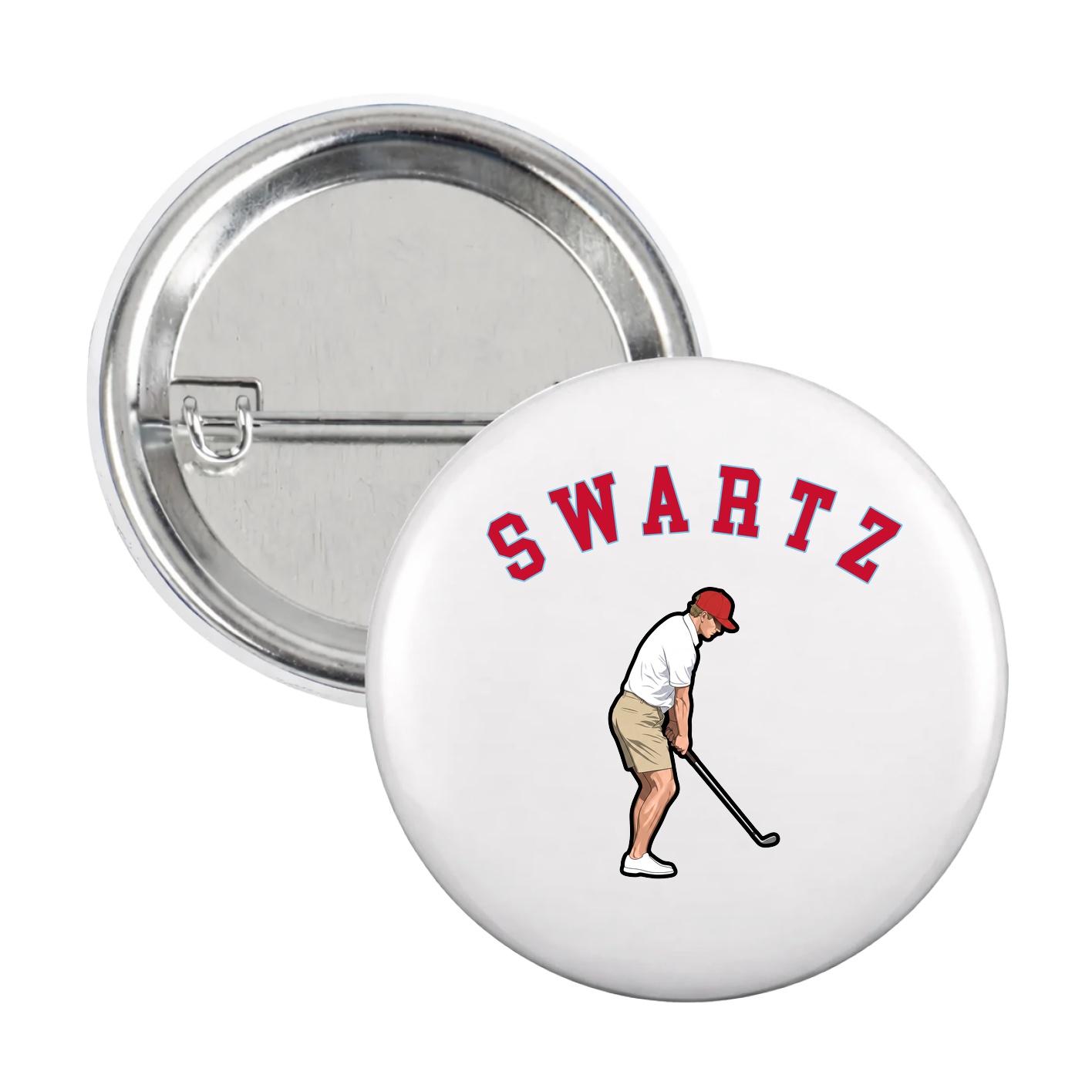 Game Day Button — Shirsey Arch in White