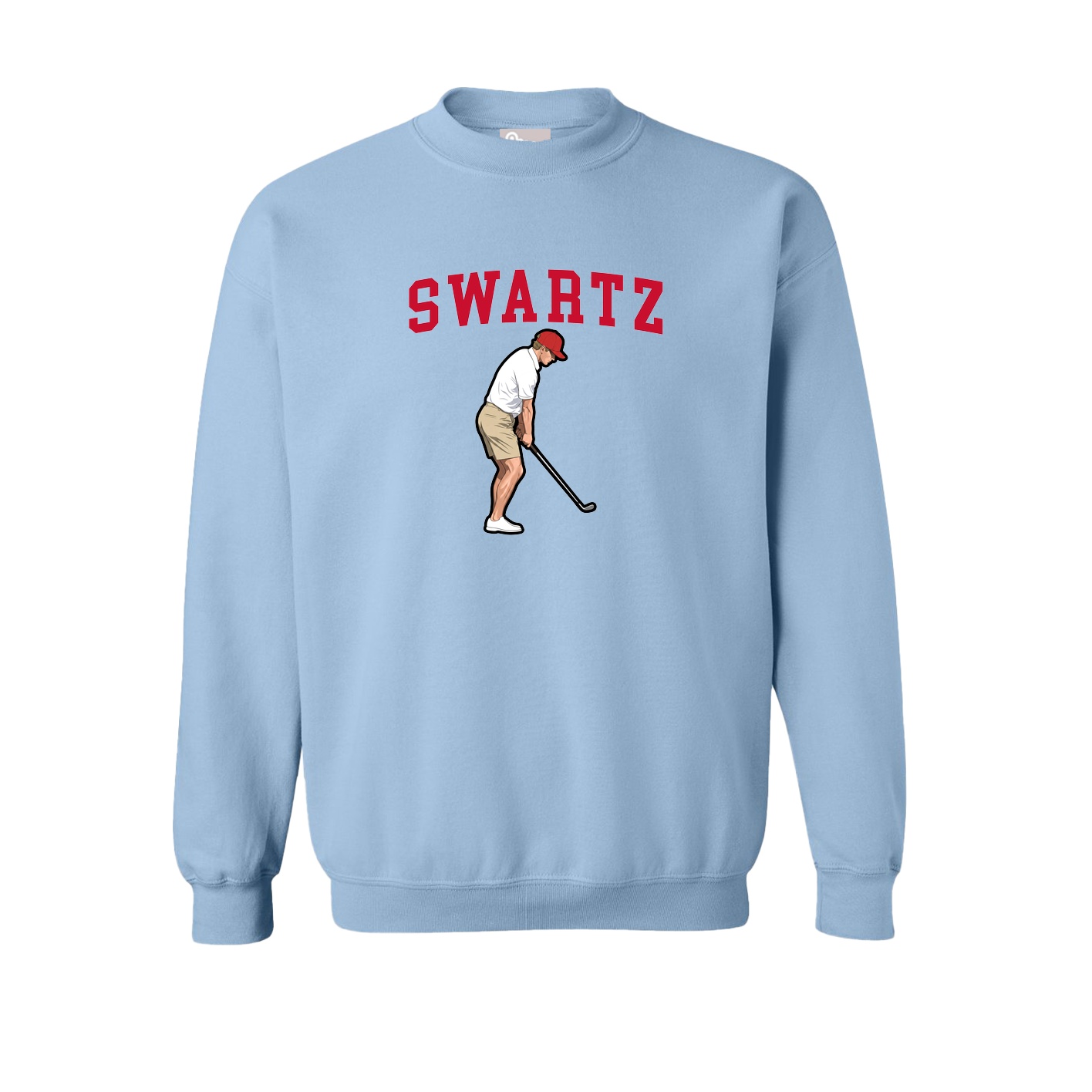 Fleece Crew — Shirsey in Light Blue