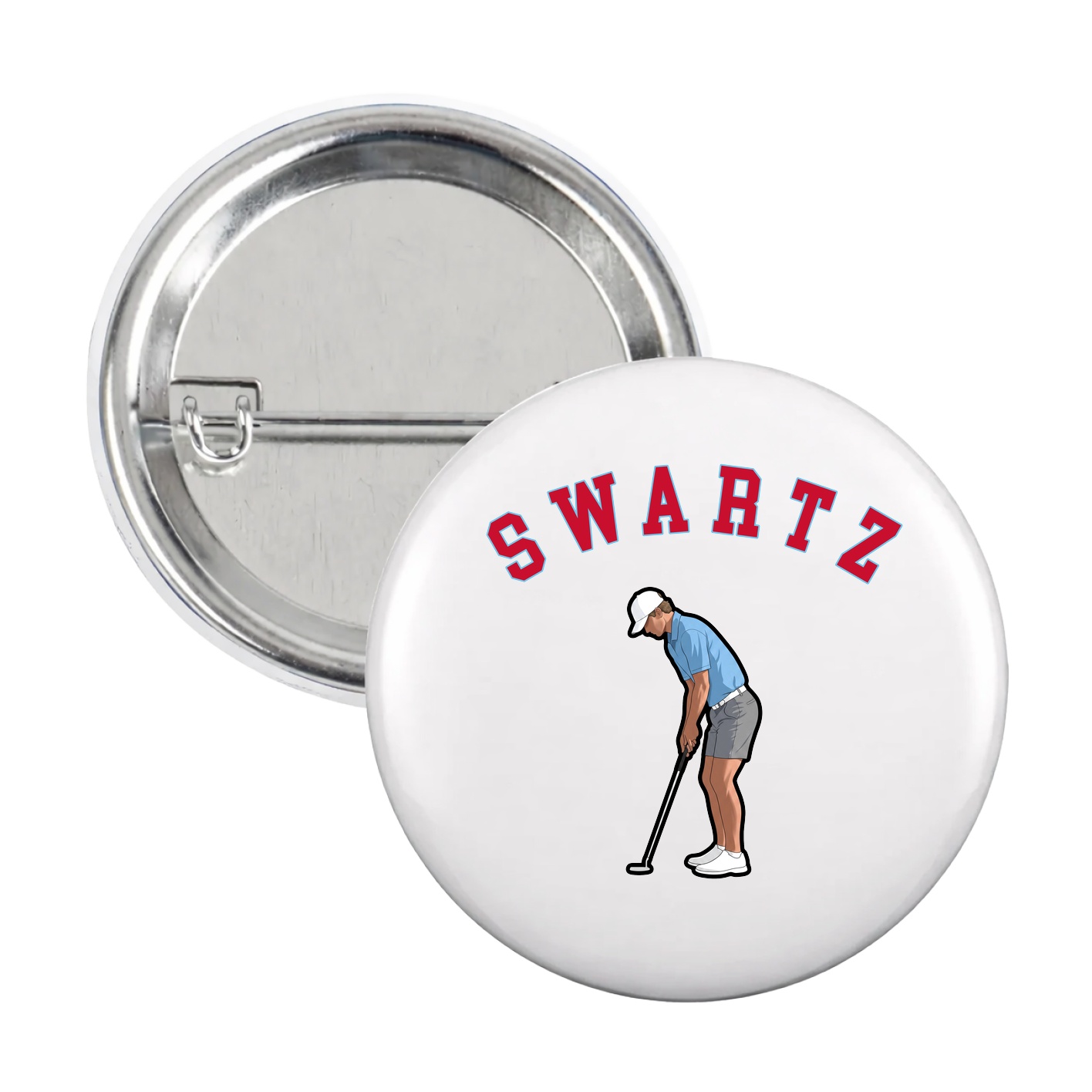 Game Day Button — Shirsey Arch in White