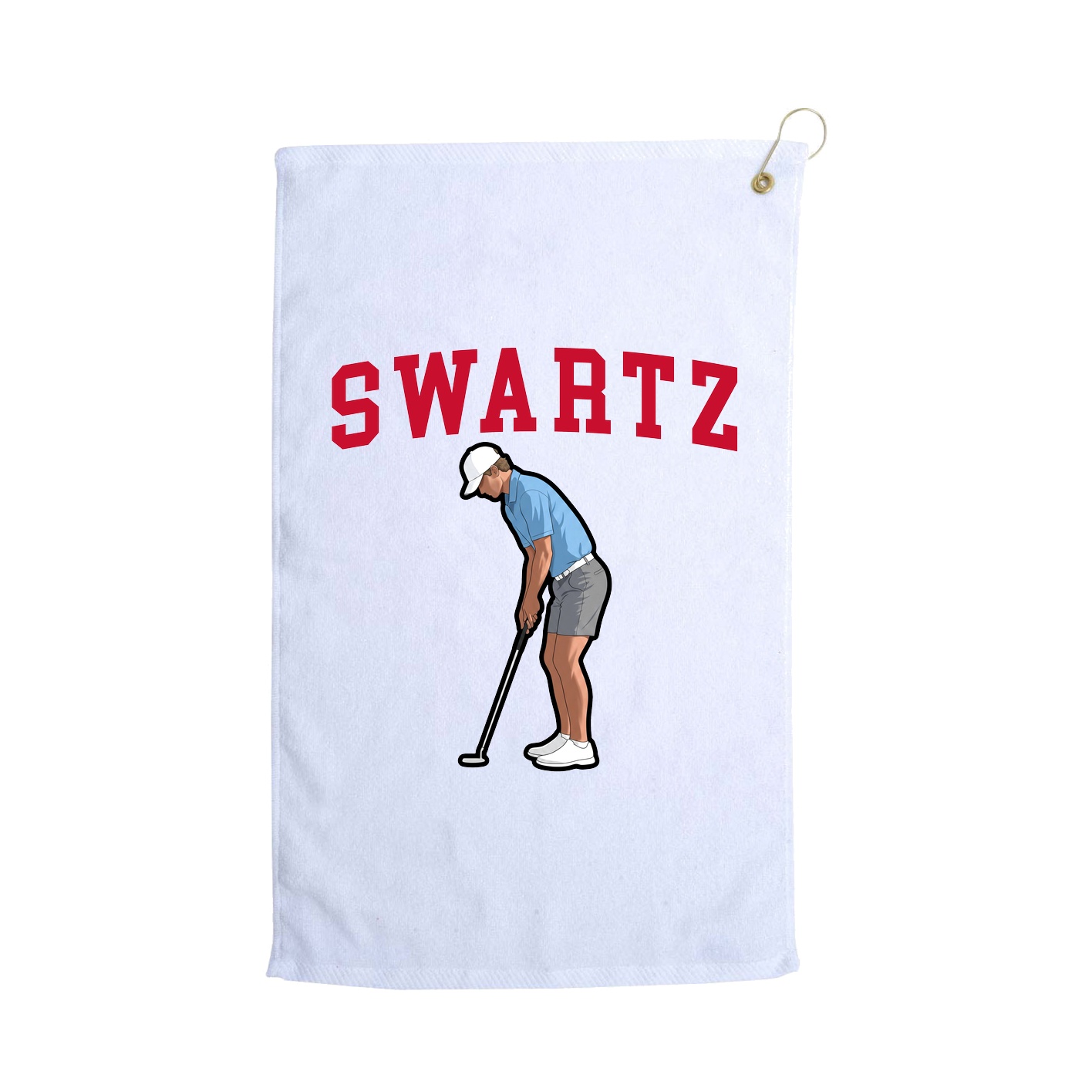 Golf Towel — Shirsey in White