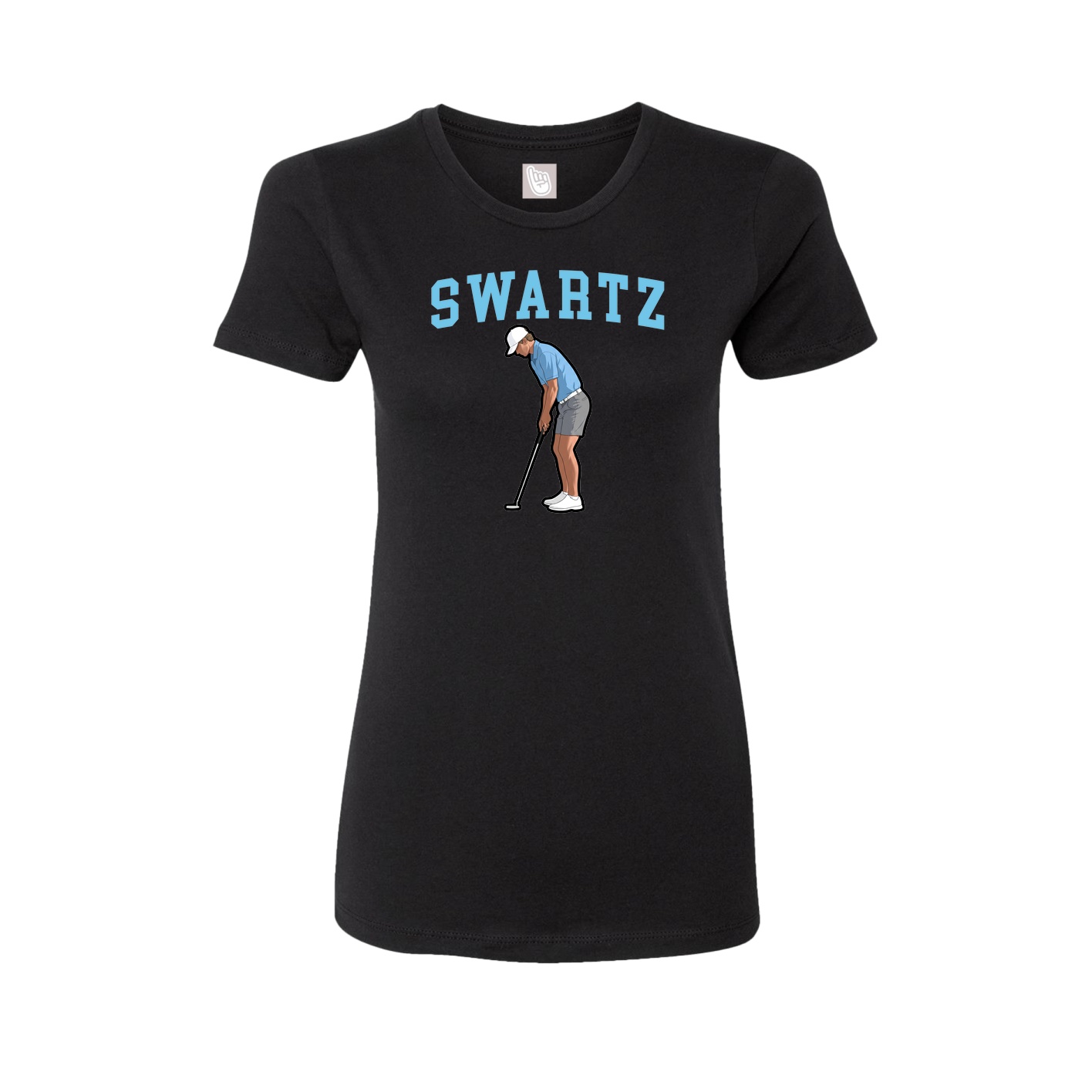 Fitted Women's Tee — Shirsey in Black