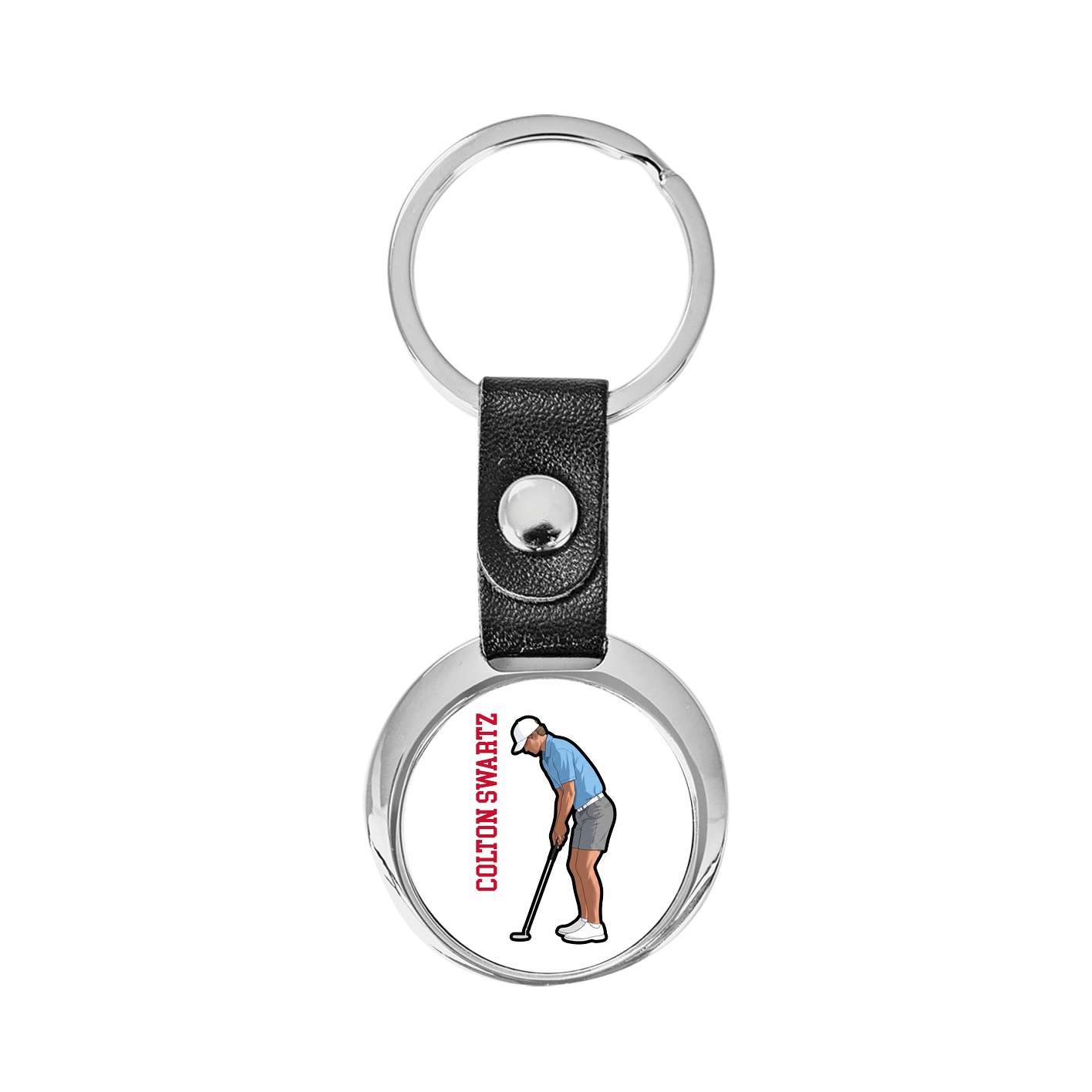 Key Chain — Name Vertical in Classic