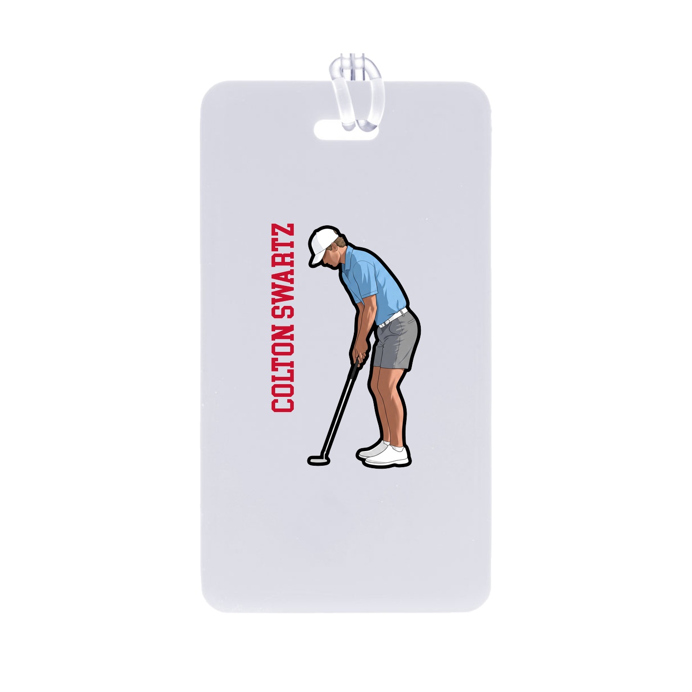 Bag Tag — Name Vertical in Classic