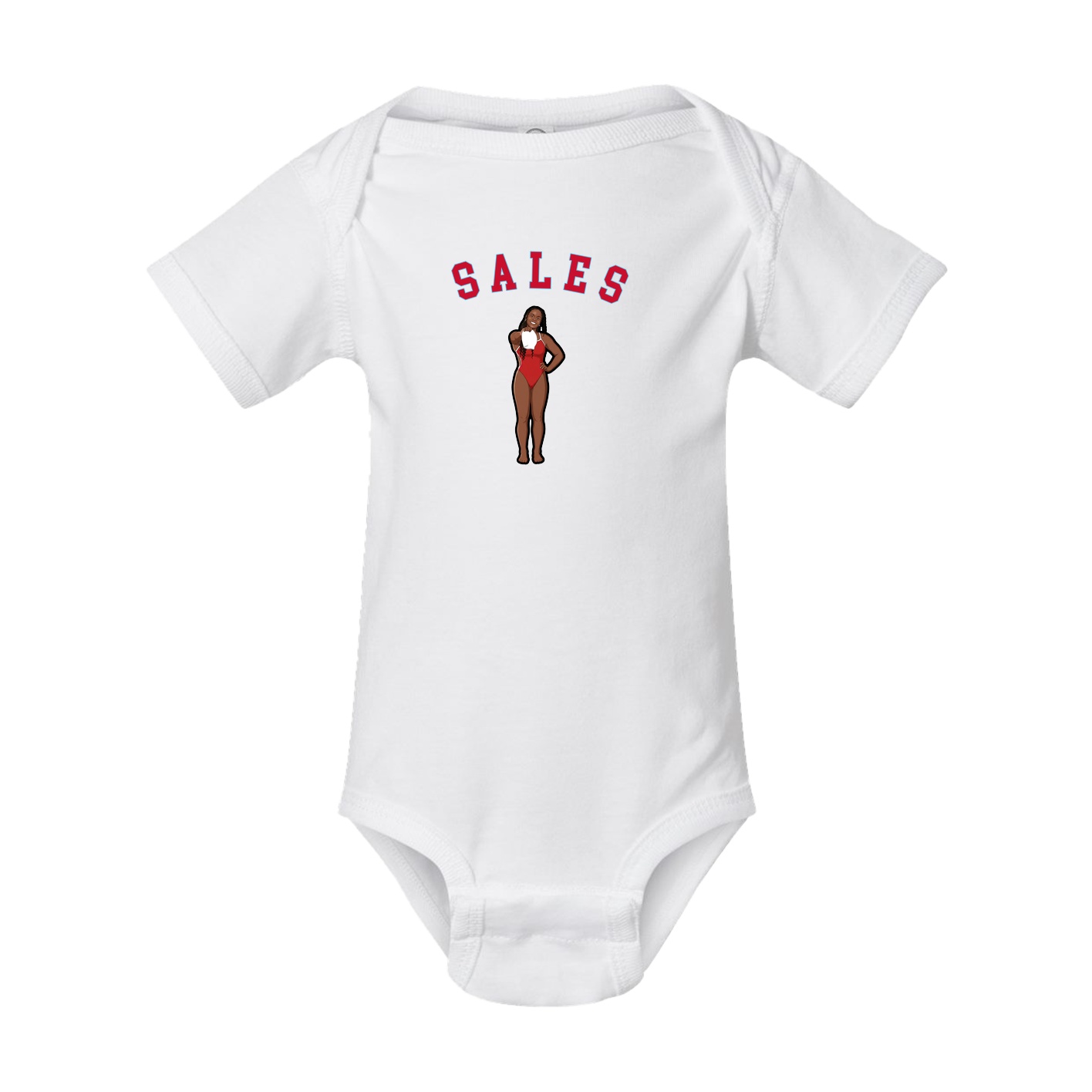 Baby Onesie — Shirsey Arch in White