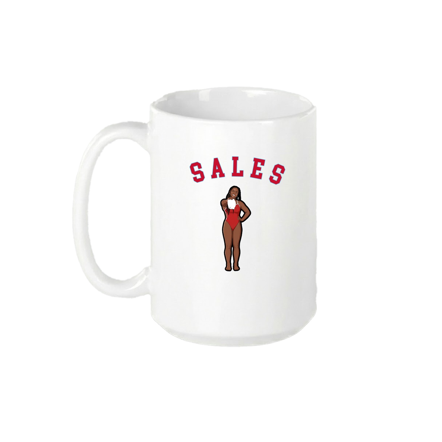 15oz Coffee Mug — Shirsey Arch in White