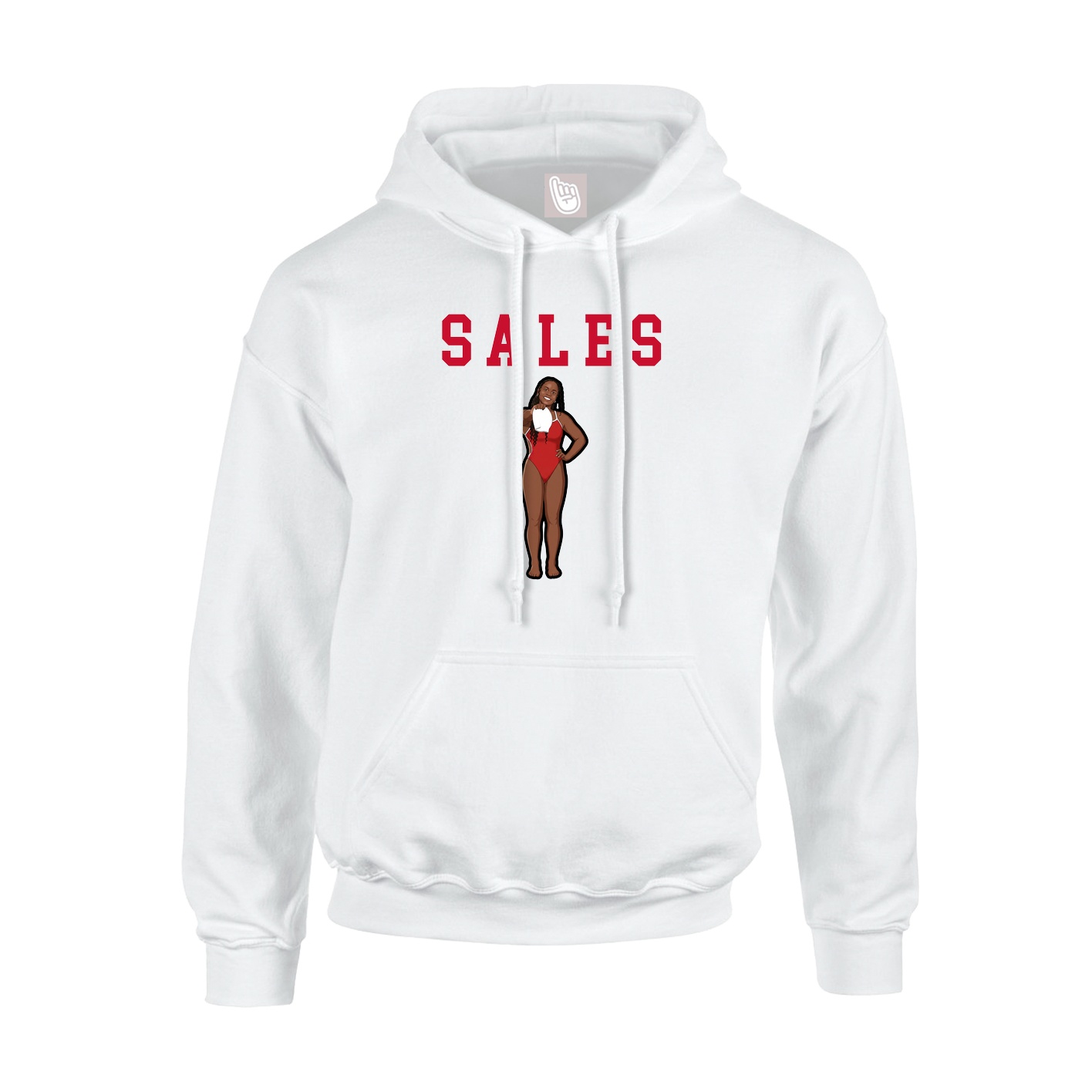 Youth Hoodie — Shirsey in White