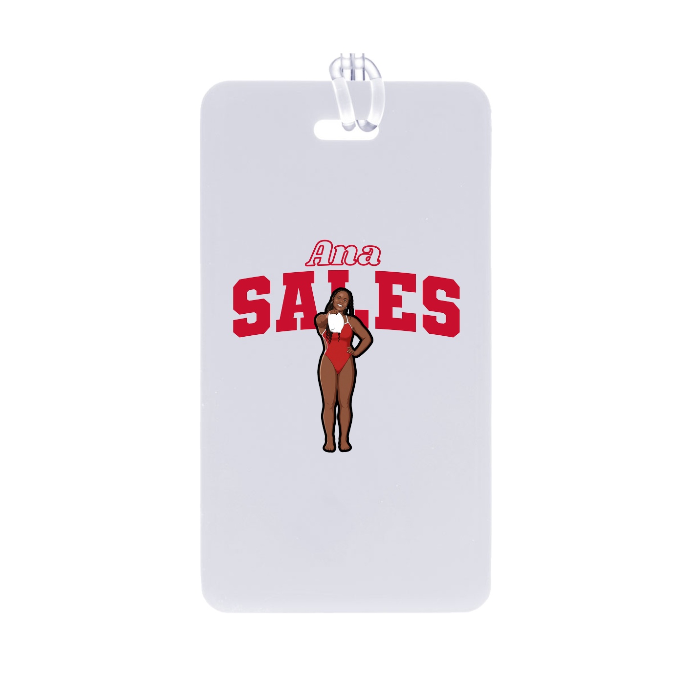 Bag Tag — Name Arch in Classic