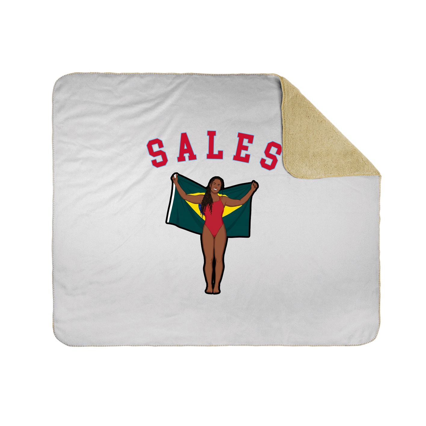 Throw Blanket — Shirsey Arch in White