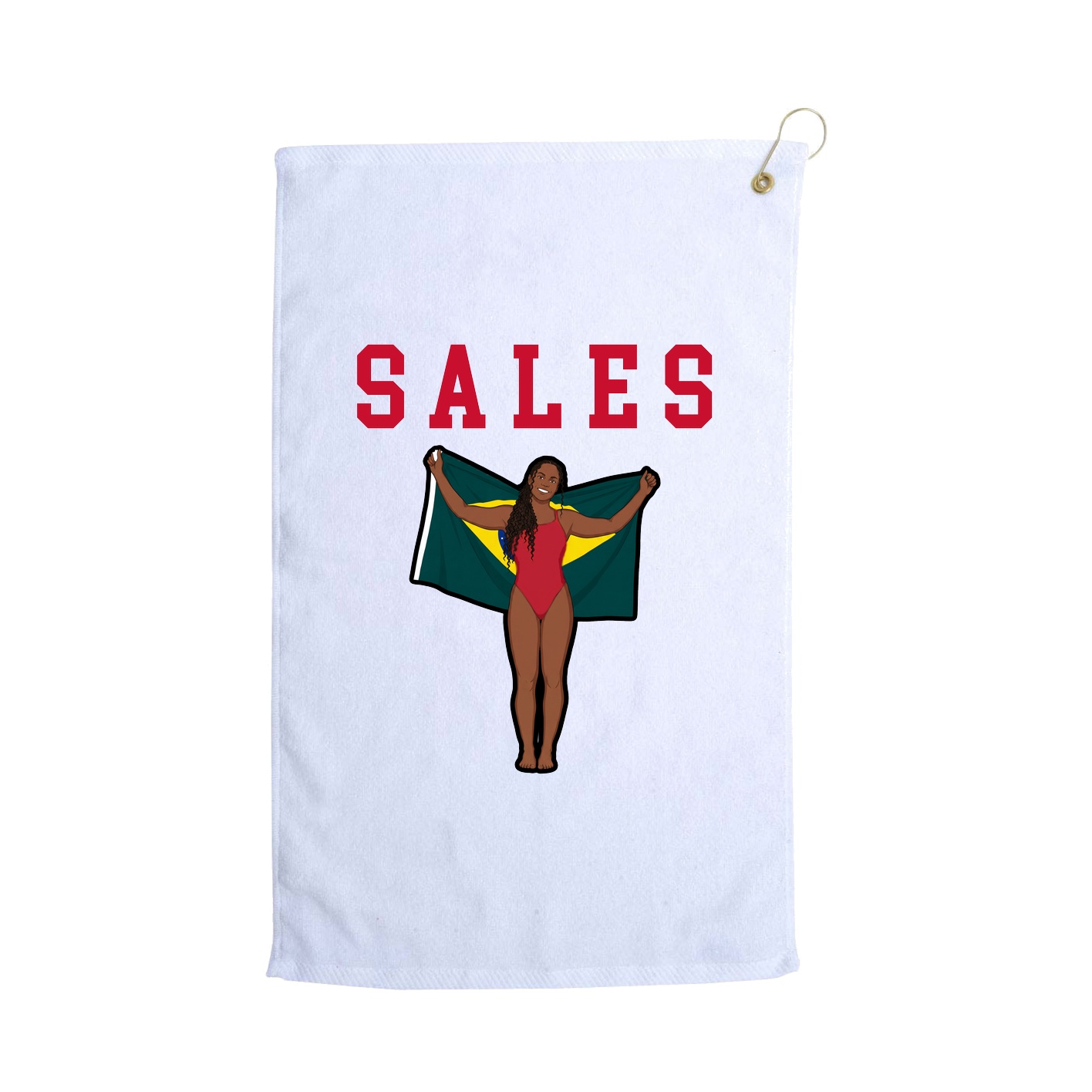 Golf Towel — Shirsey in White