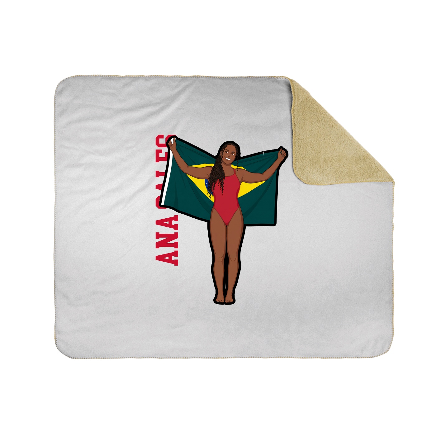 50x60 Sherpa Lined Throw Blanket