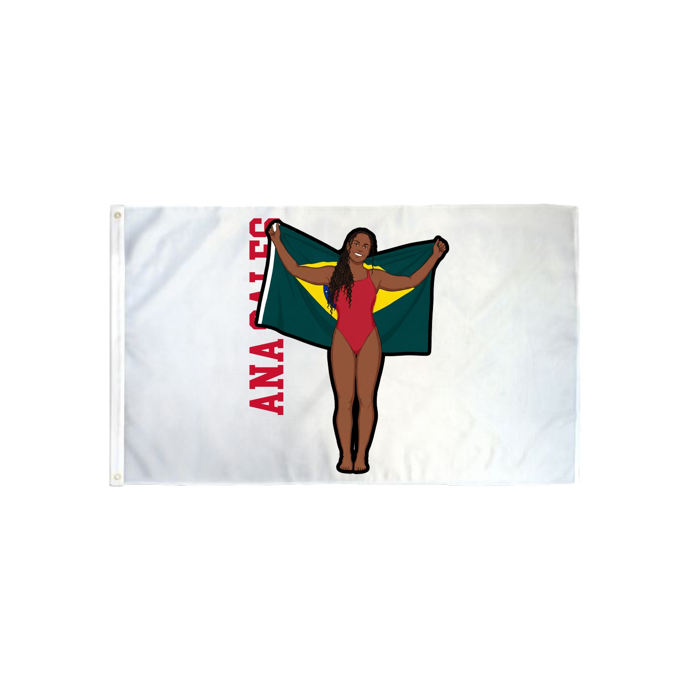 3x5 Flag — Name Vertical in Classic