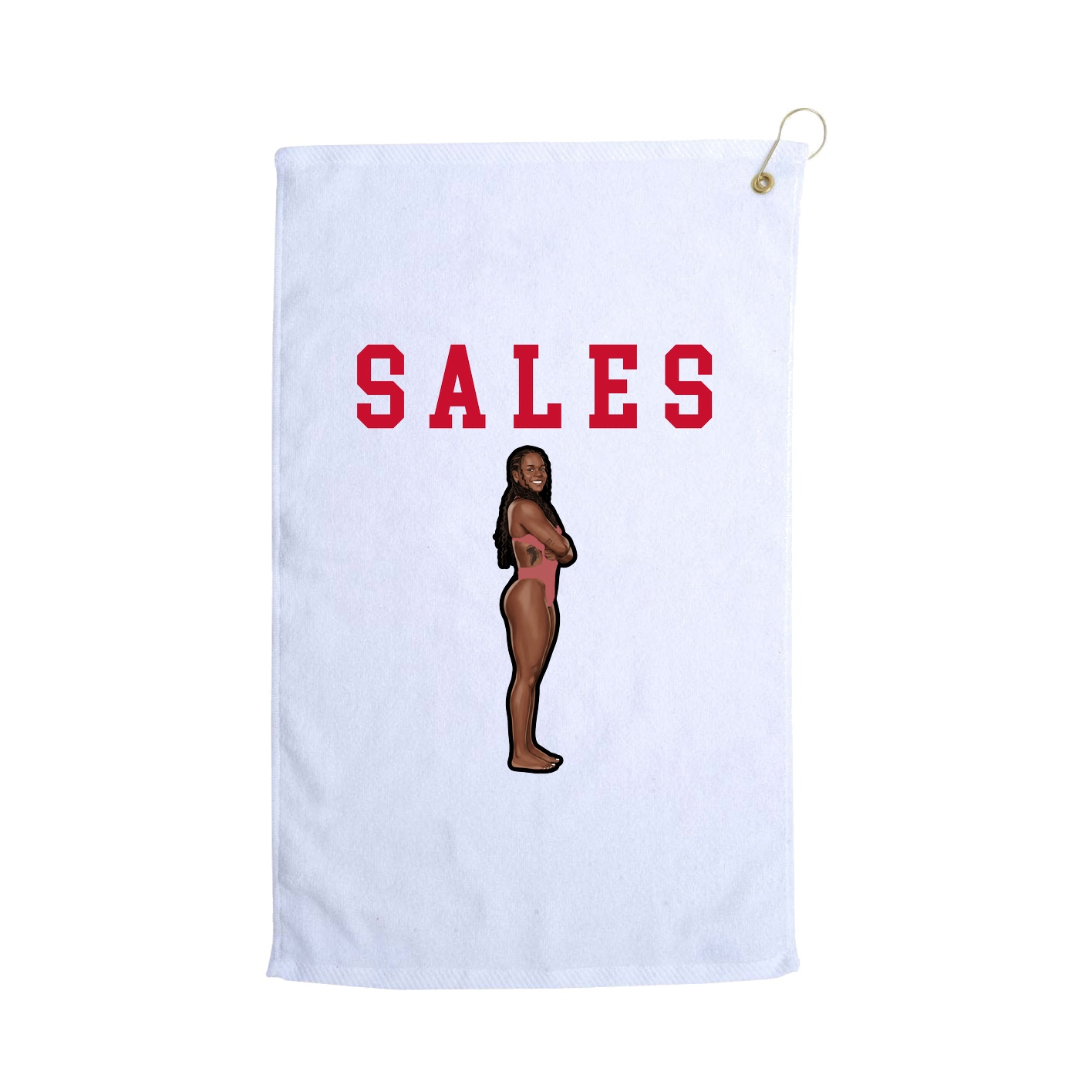 Golf Towel — Shirsey in White